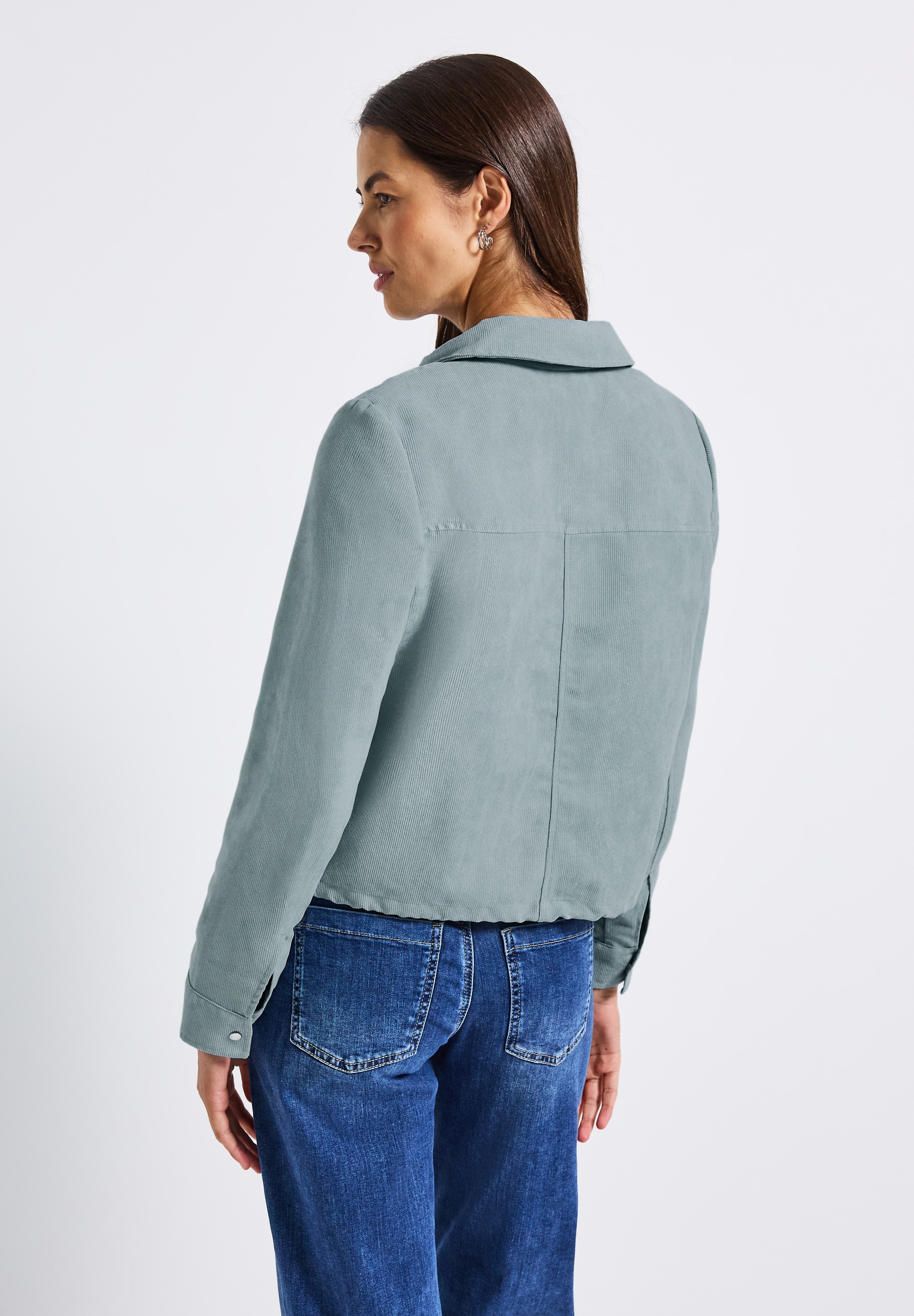 STREET ONE Cordjacke, mit Zipper