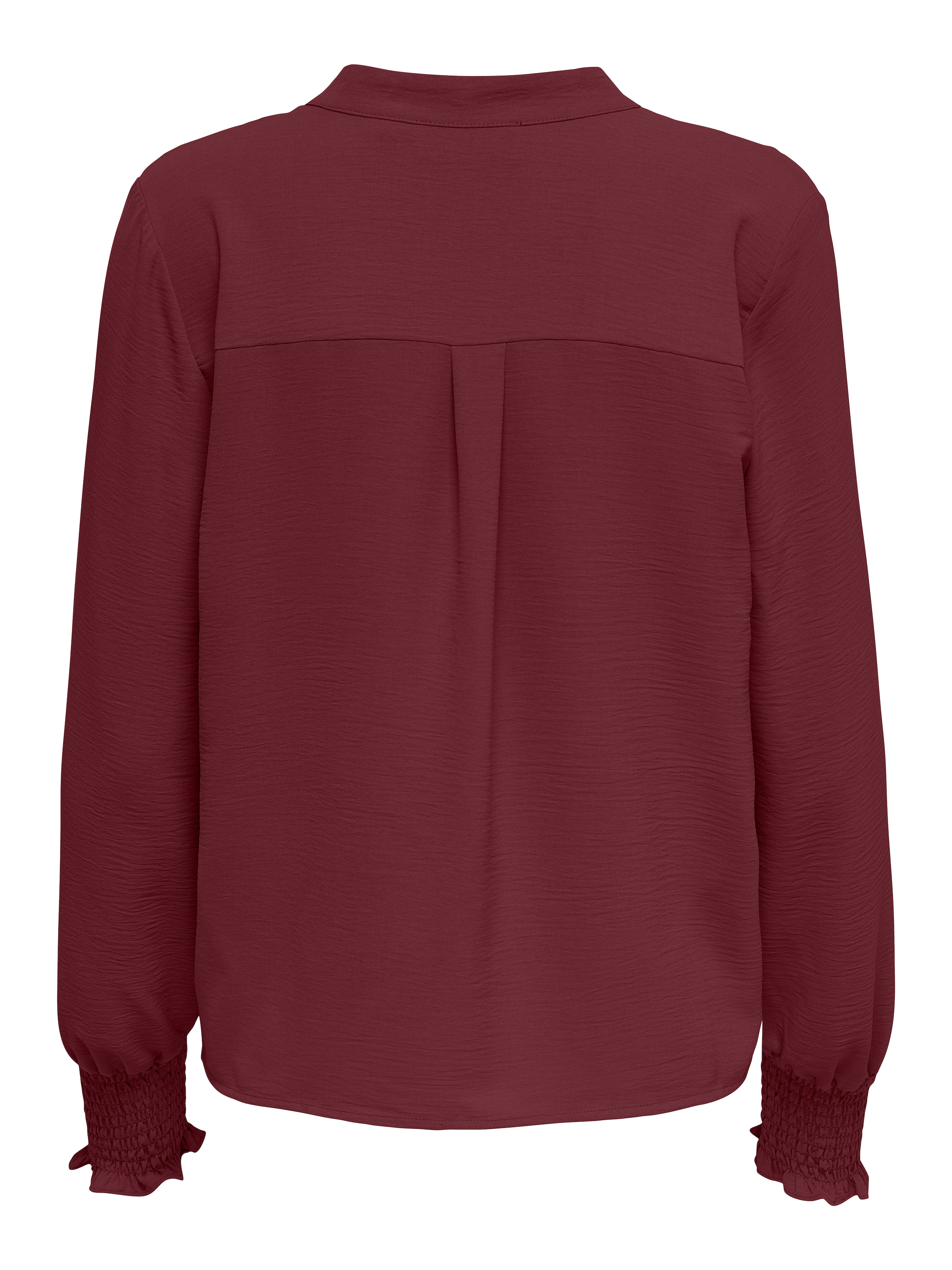 ONLY Blusenshirt »ONLMETTE V-NECK LS SMOCK TOP NOOS WVN«