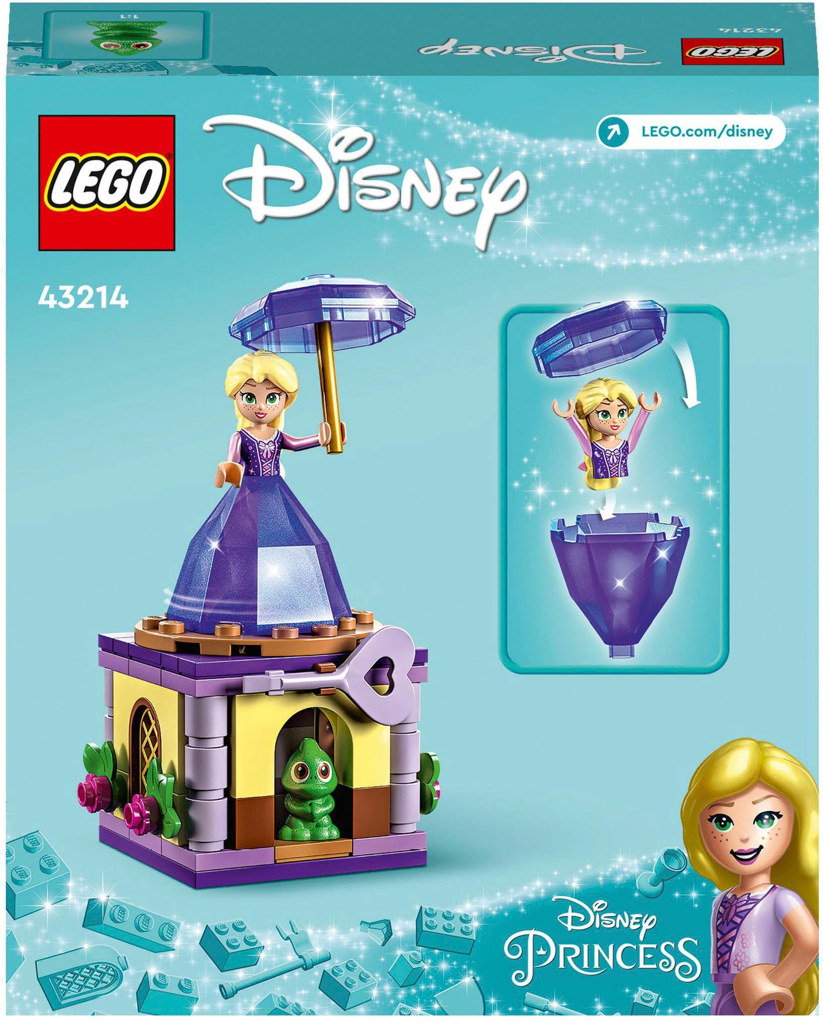 LEGO® Konstruktionsspielsteine »Rapunzel-Spieluhr (43214), LEGO® Disney«, (89 St.), Made in Europe