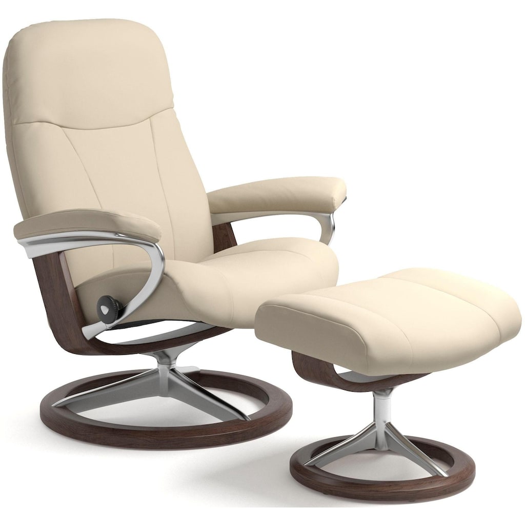 Stressless® Relaxsessel »Garda«, (Set, Relaxsessel mit Hocker)