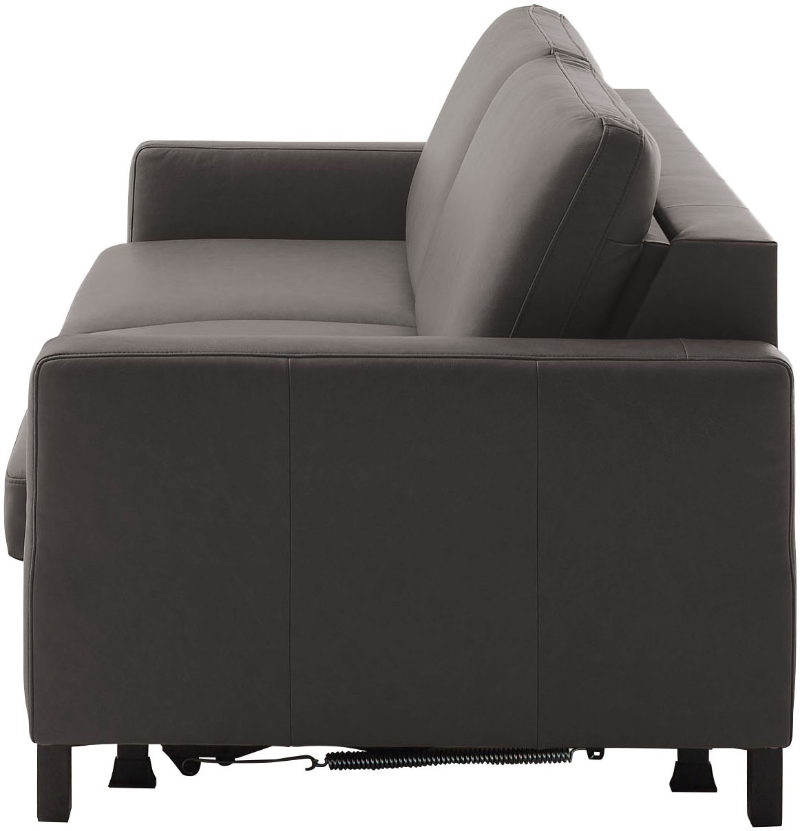 Home affaire Schlafsofa »Calestra, Lederbezug, 2-Sitzer mit Kaltschaummatratze, Breite 168 cm« Längsschläfer mit echter Dauerschläferfunktion & flexibel stellbar