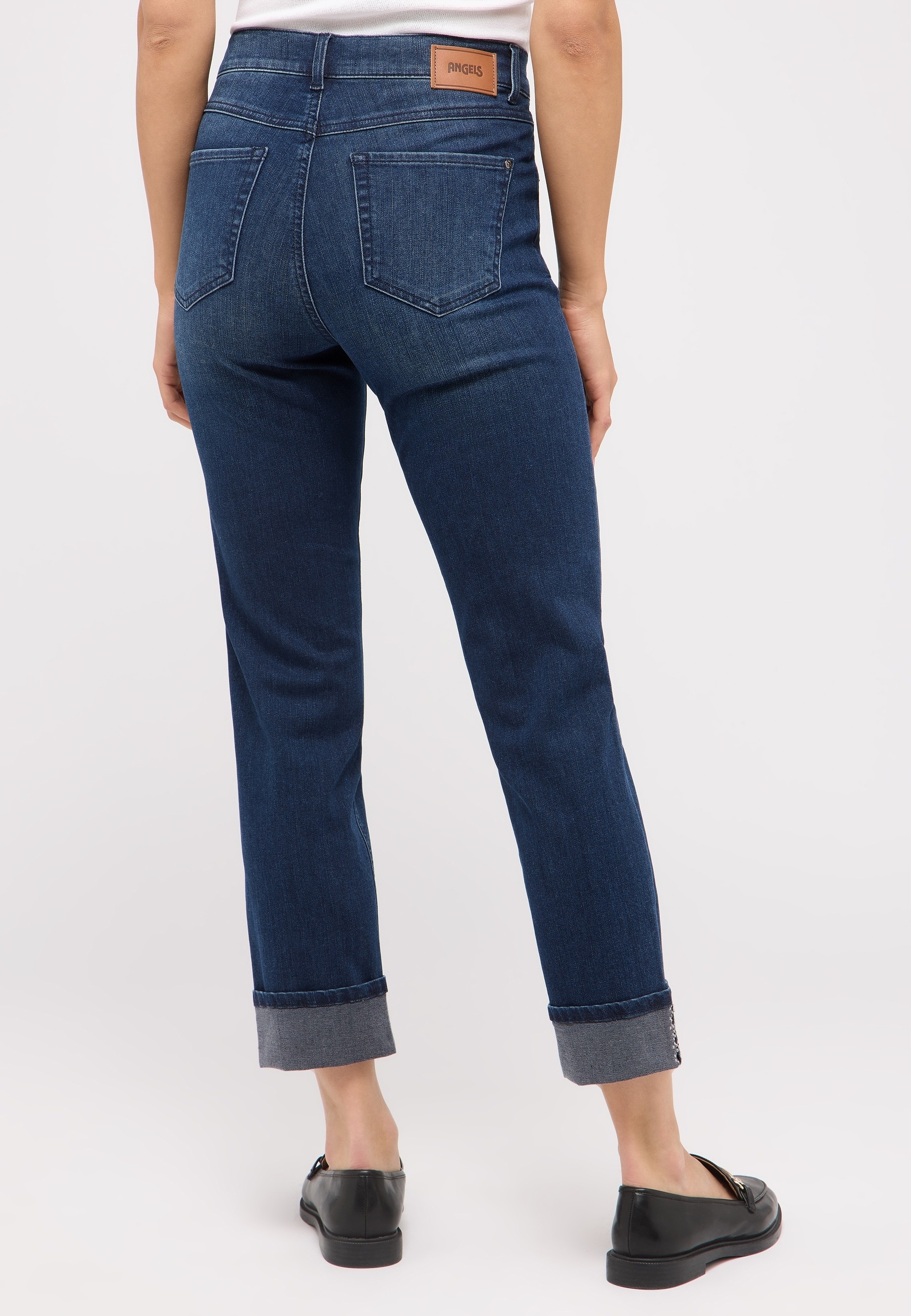 ANGELS 7/8-Jeans »CICI CROP GLAM«, mit Schmucksteinchen veredelt
