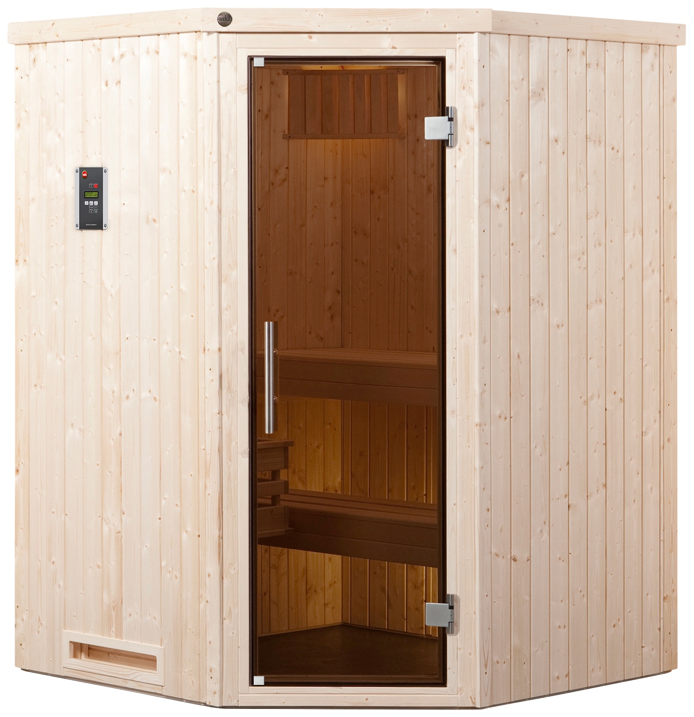 weka Sauna »Kiruna«, 3,6 kW Bio-Ofen mit ext. Steuerung