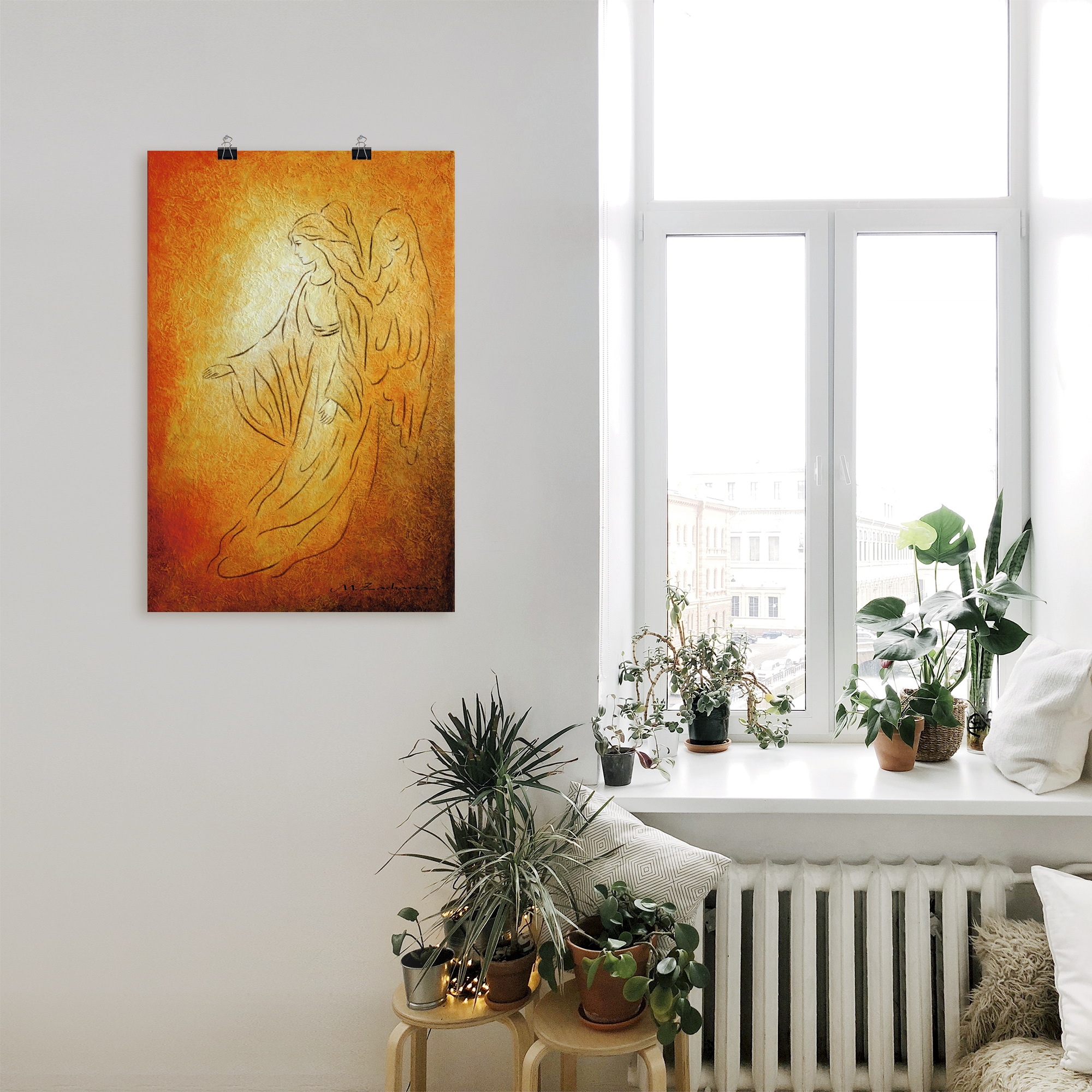 Artland Wandbild »Engel der Heilung - Engelkunst« Religion 1 Stk. tlg. als Leinwandbild, Poster in verschied. Größen