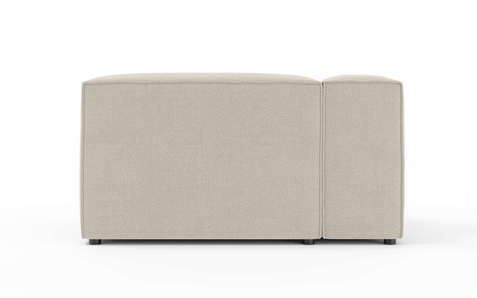 INOSIGN Ottomane »HAILY links/rechts bestellbar, Loungemöbel, Maße B/T/H: 130/130/72 cm«, als Modul oder separat verwendbar, für individuelle Zusammenstellung