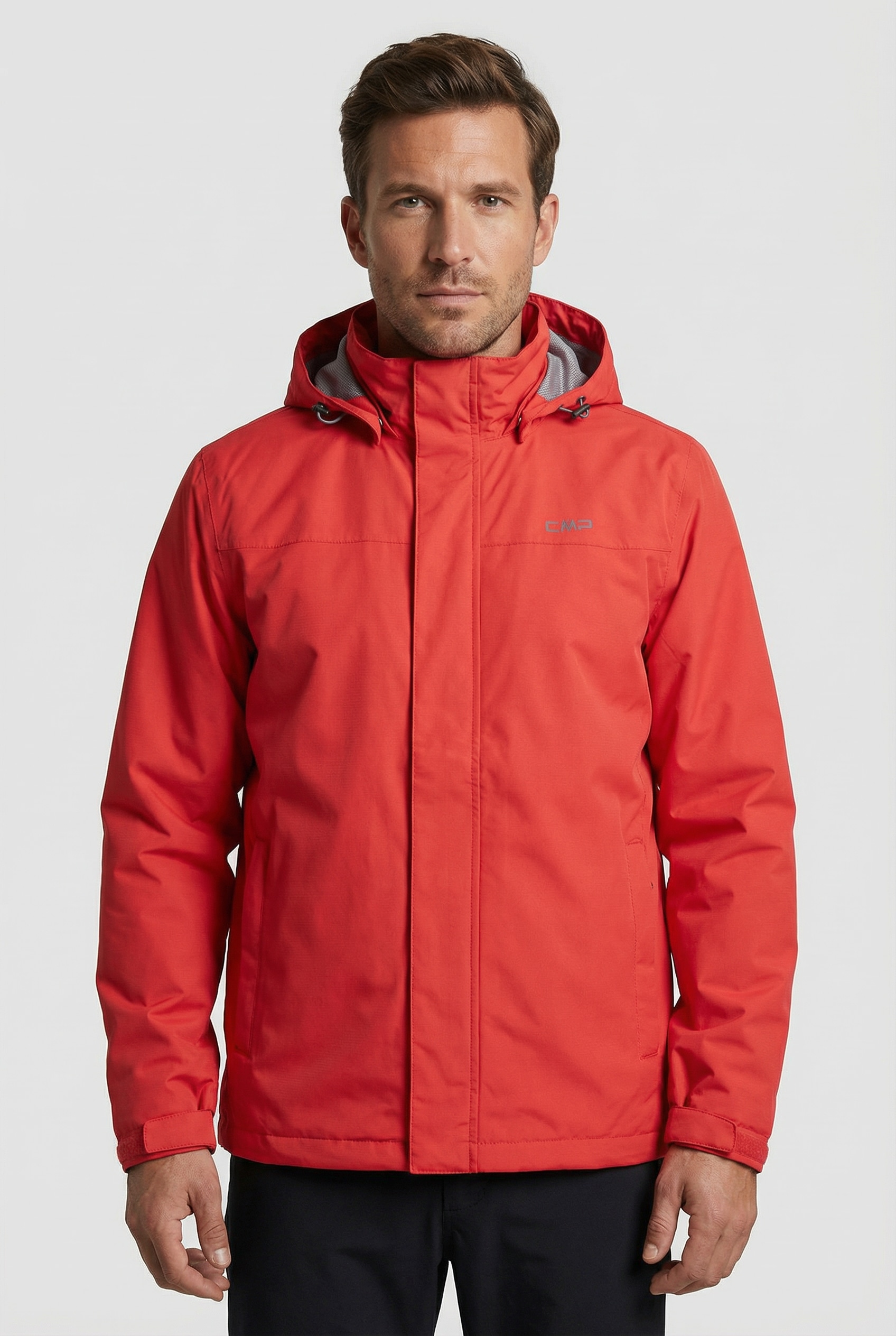 CMP Regenjacke mit Kapuze Atmungsaktiv & Winddicht & Wasserdicht, Übergangsjacke