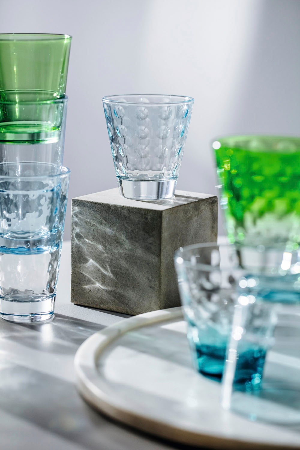 LEONARDO Gläser-Set »OPTIC«, (Set, 6 tlg.), 215 ml, 6-teilig
