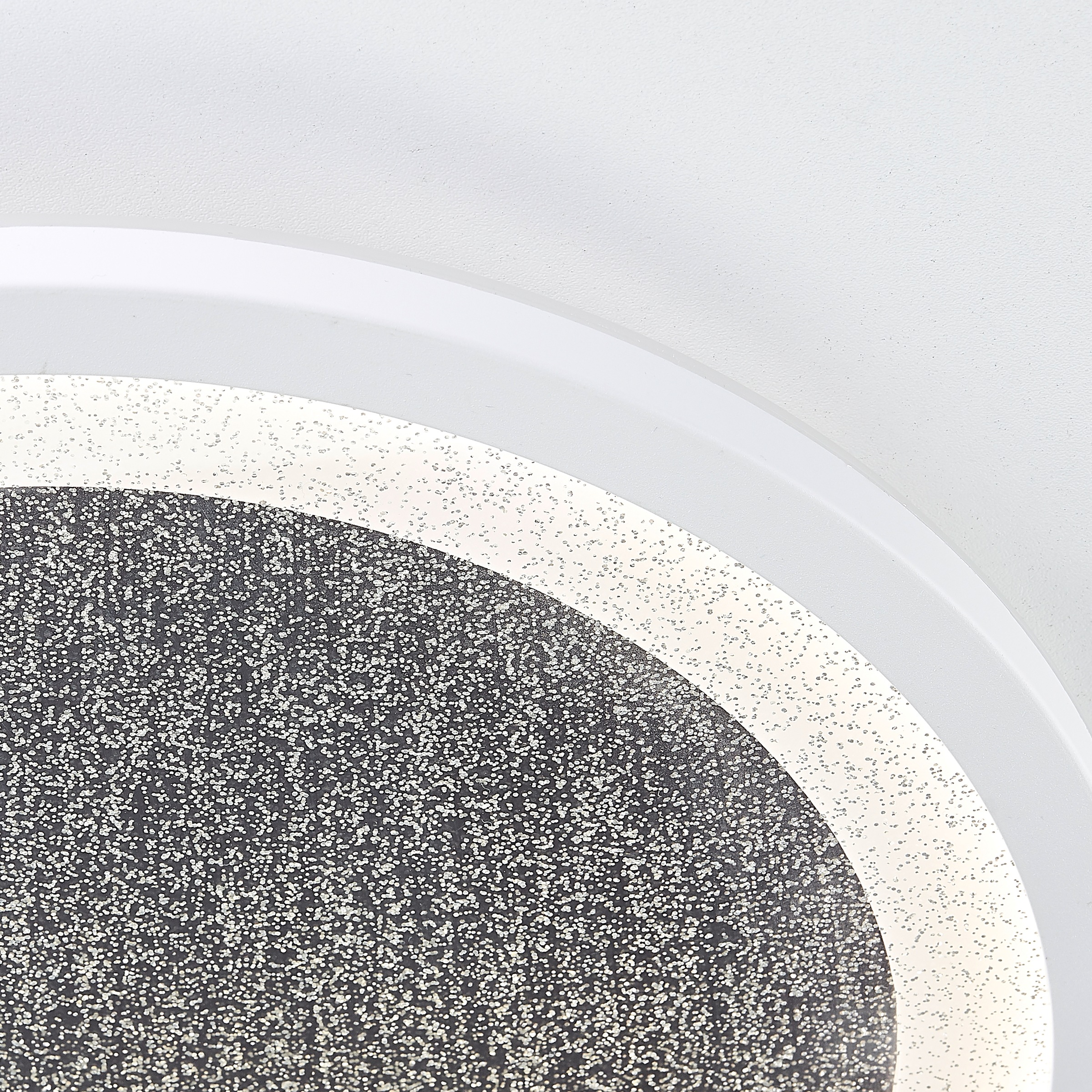 BreLight LED Deckenleuchte »Tanida« 1 Stk. Neutralweiß LED-Deckenlampe mit Glitzereffekt, 22 W, 2200 lm, 4000 K, weiß