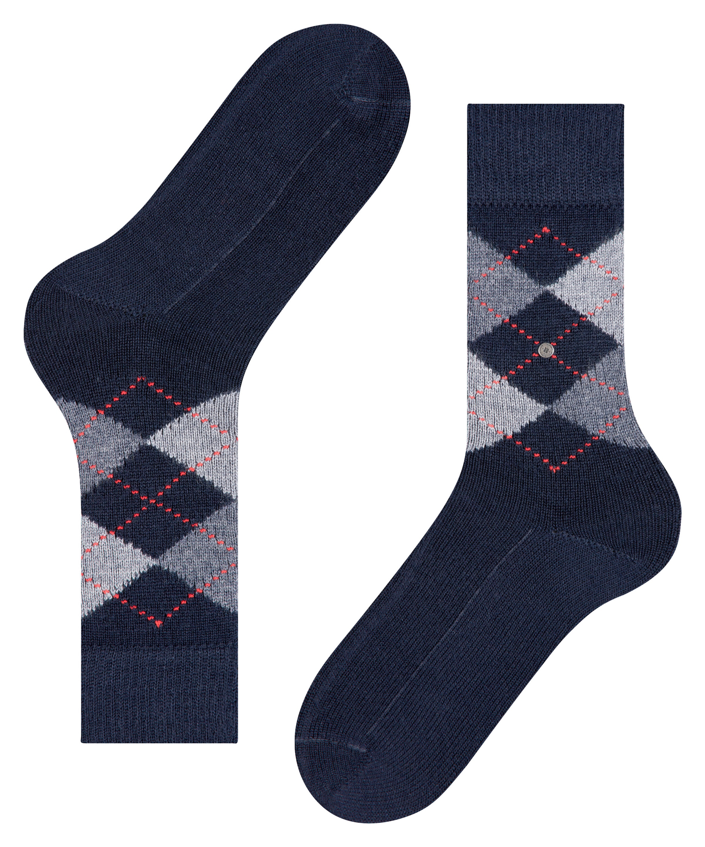 Burlington Socken »Preston« Einheitsgröße 40-46, Argyle-Muster, weiche Haptik