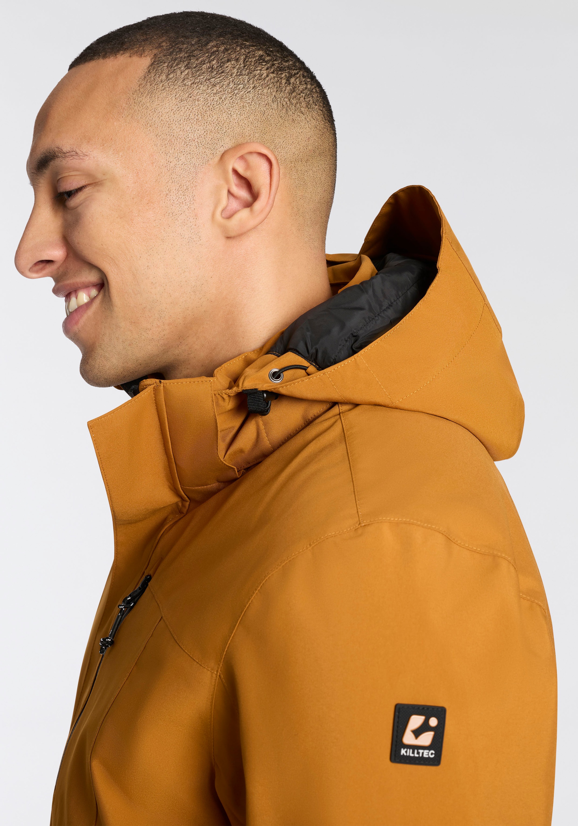 Killtec Outdoorjacke »KOW 90 MN JCKT« mit verschweißten Nähten, mit verstellbarer und abnehmbarer Kapuze