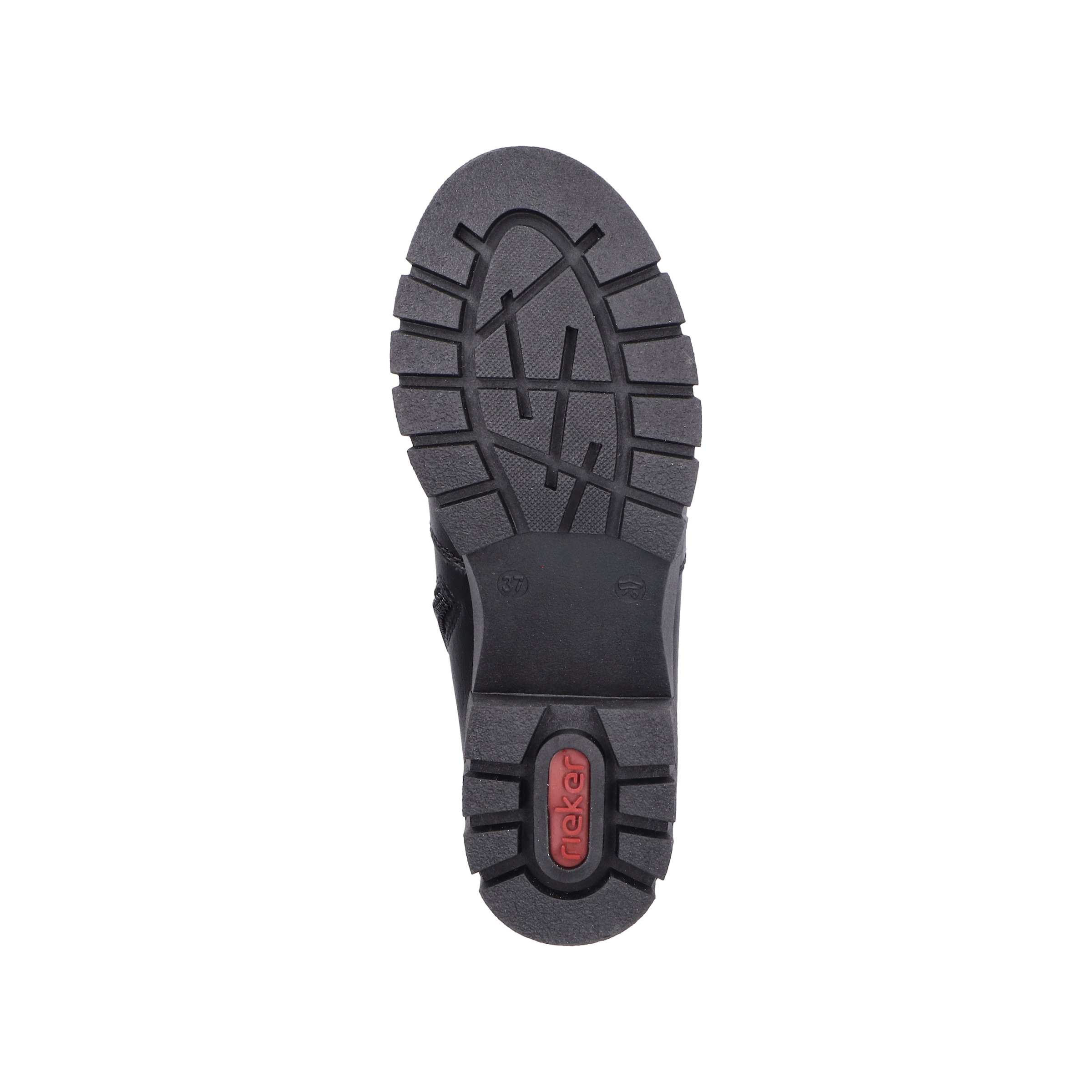 Rieker  Stiefelette mit dekorativer Einfassung in Leo-Optik