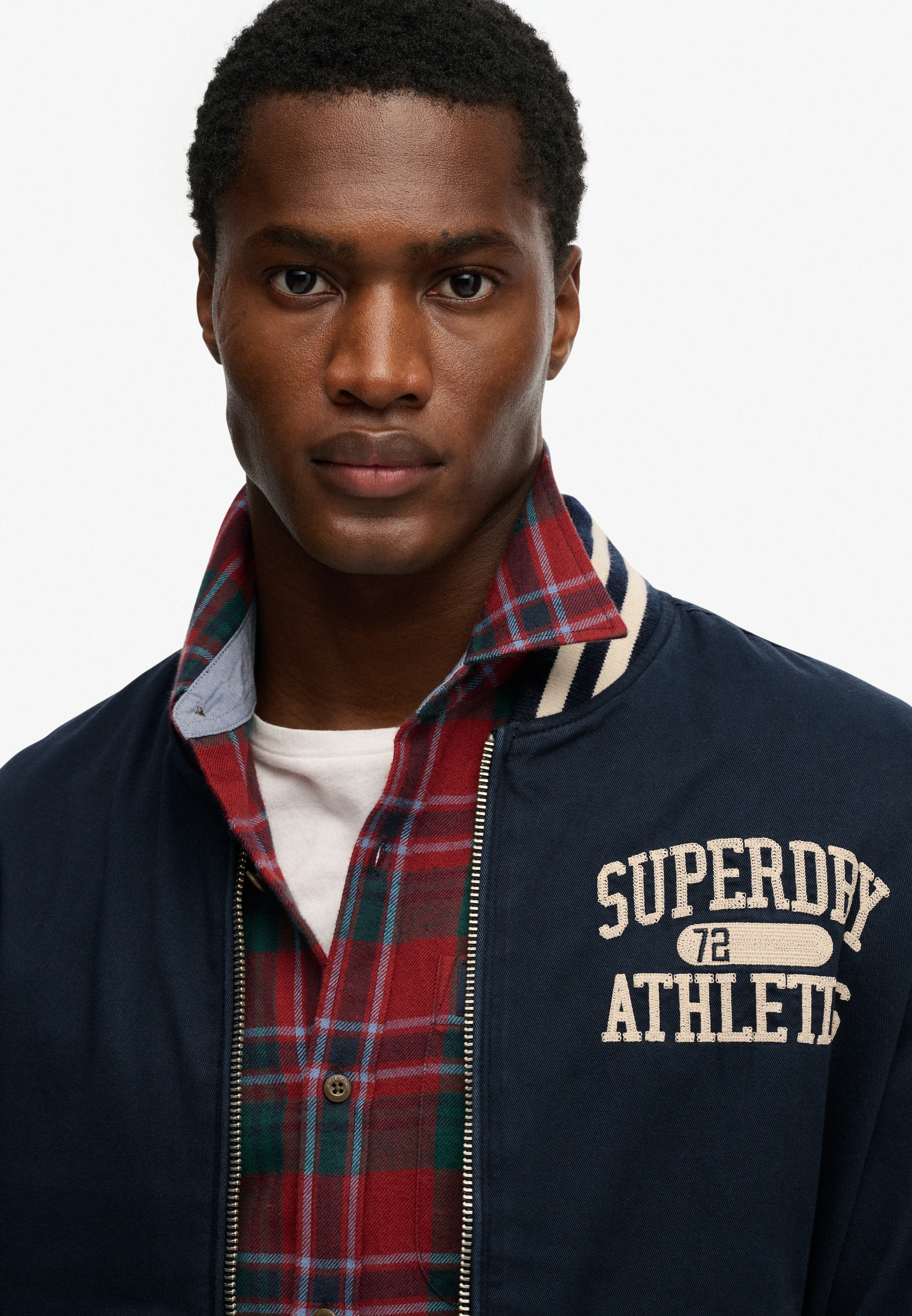 Superdry Parka »TWILL VARSITY BOMBER JKT« ohne Kapuze