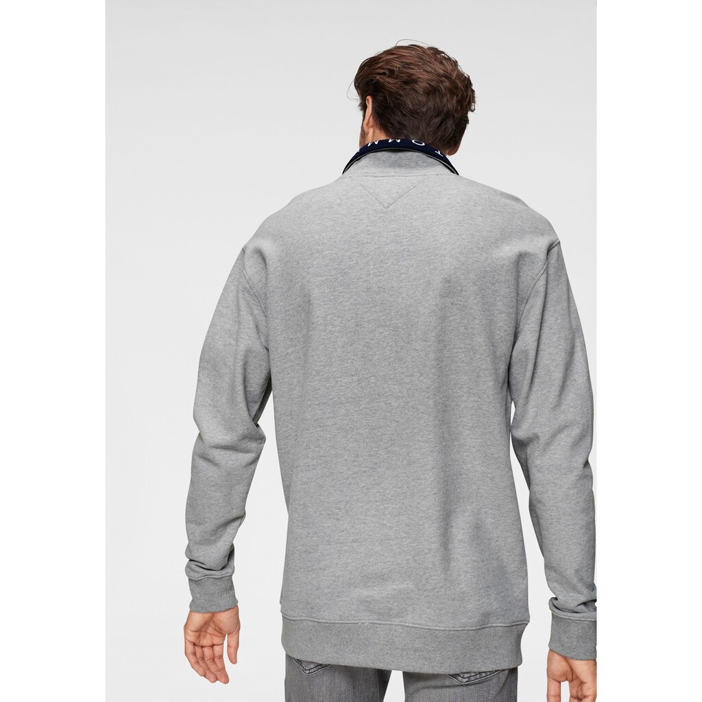 Tommy Jeans Sweatshirt »TJM SOLID ZIP MOCK NECK«