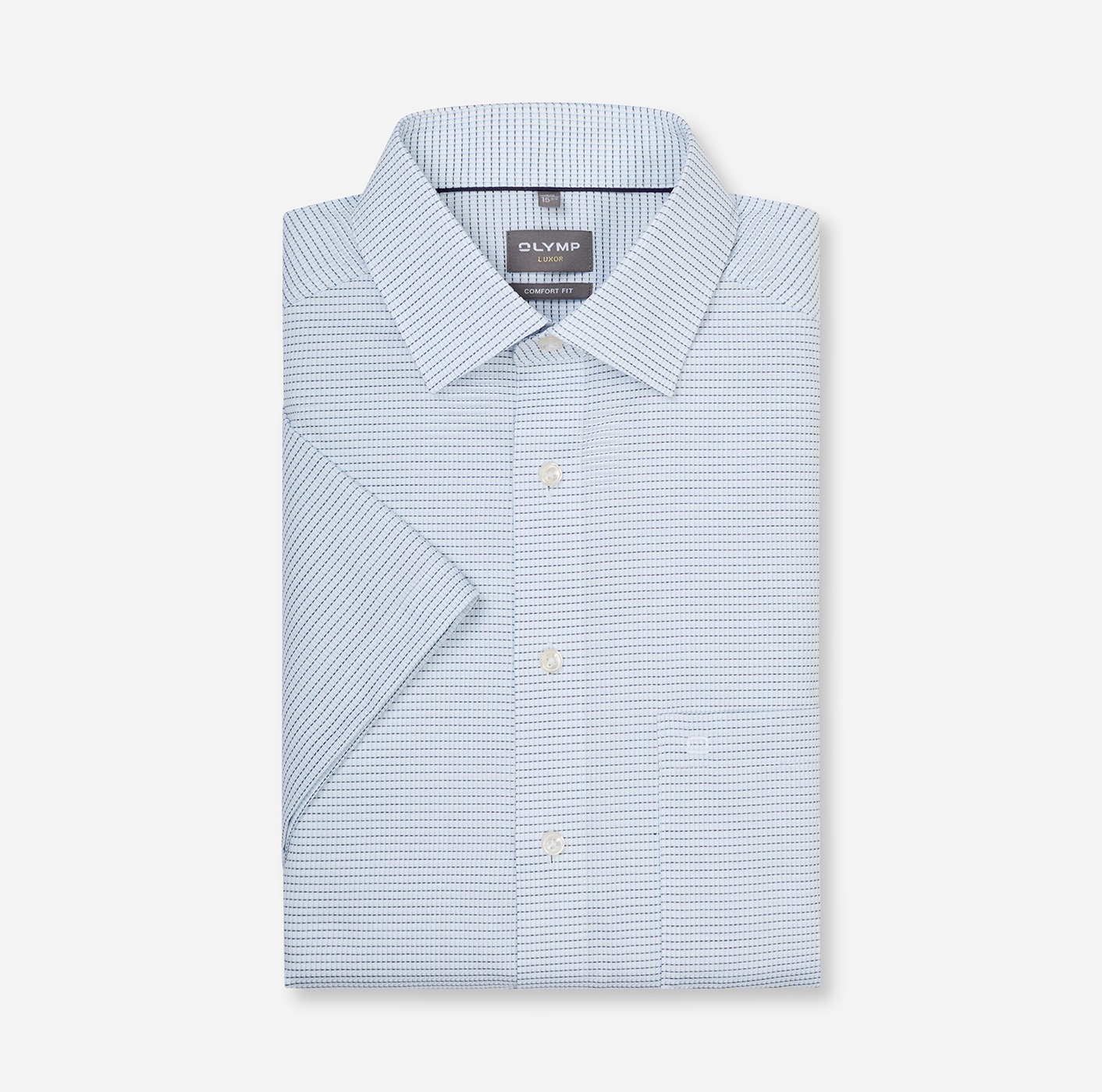 OLYMP Kurzarmhemd »Luxor« Businesshemd, comfort fit, New-Kentkragen