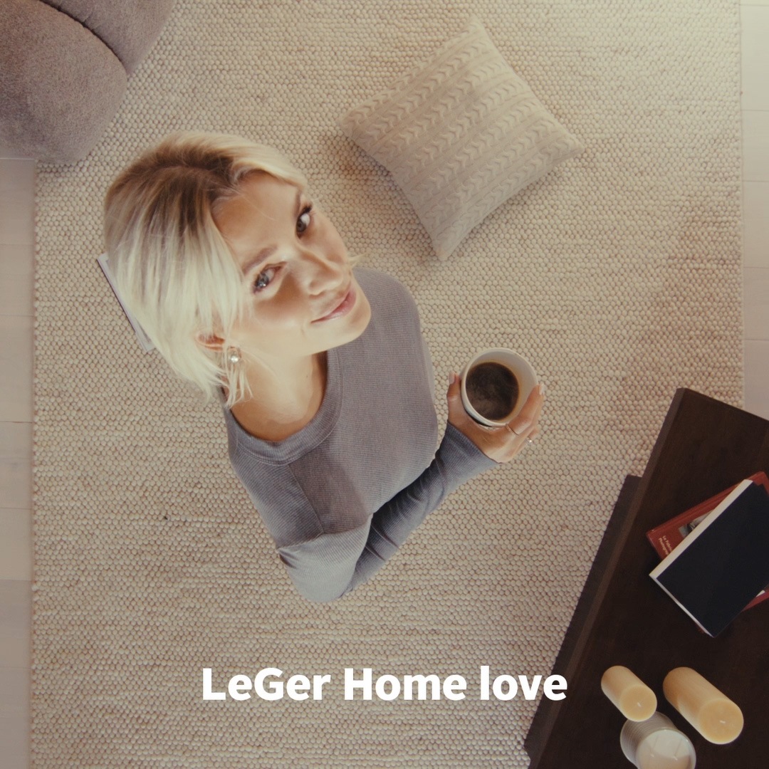 LeGer Home by Lena Gercke Wollteppich »Ainhoa, handgewebt, Wolle«, rechteckig, 12 mm Höhe, einfarbig, Wolle, Handweb Teppich, Wohnzimmer, Schlafzimmer, Esszimmer