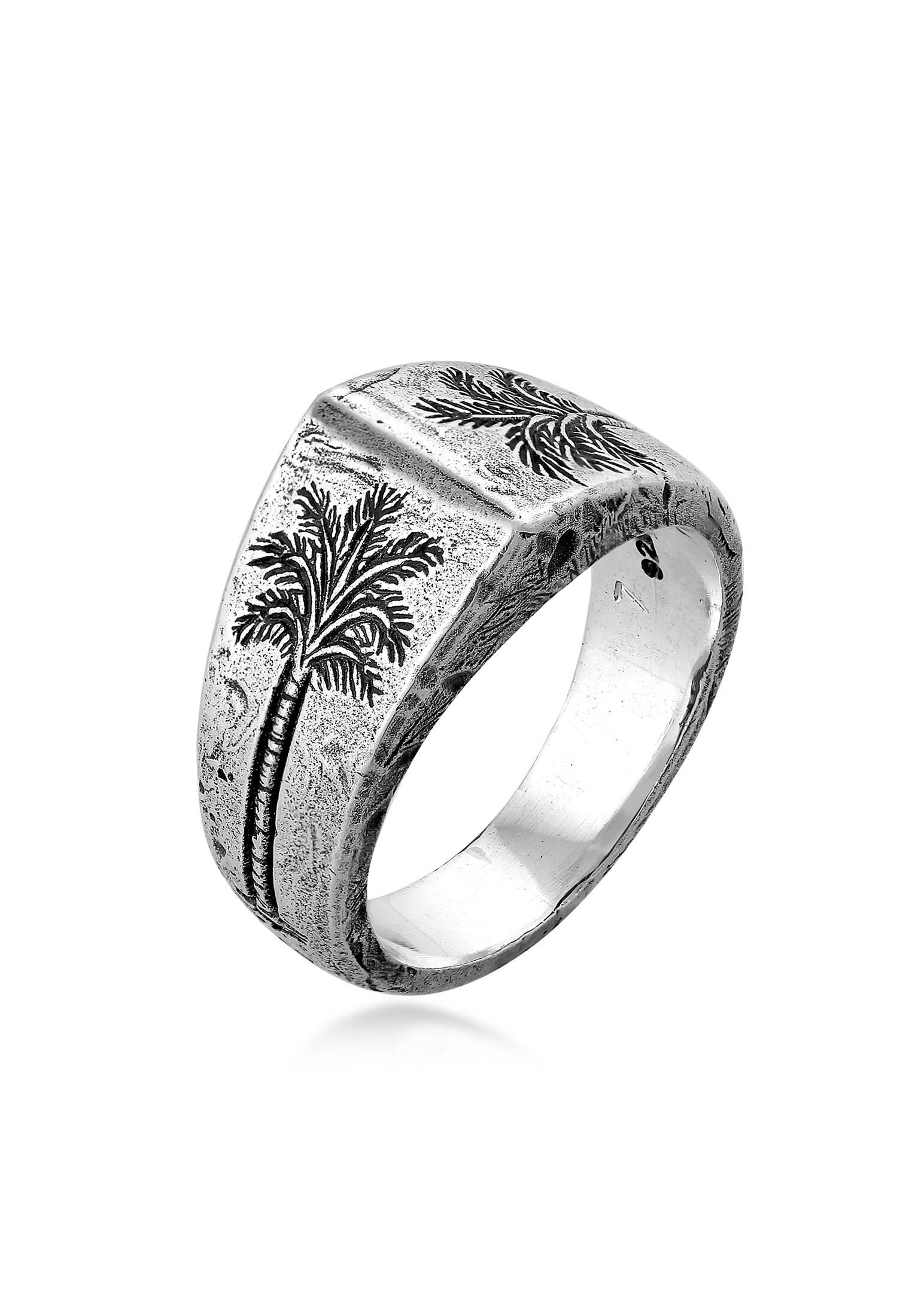 HAZE & GLORY Siegelring »Ring Herren Siegelring - Coconut Society 925 Silber«