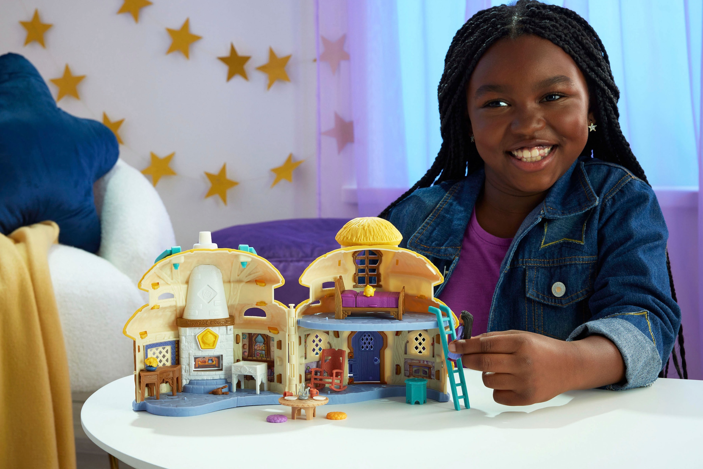 Mattel® Spielwelt »Disney Wish, Asha von Rosas Cottage«, inklusive Minipuppe