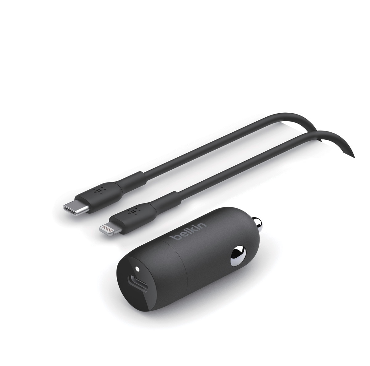 Belkin USB-Ladegerät »USB-C Kfz-Ladegerät inkl. Lightning, 1m«