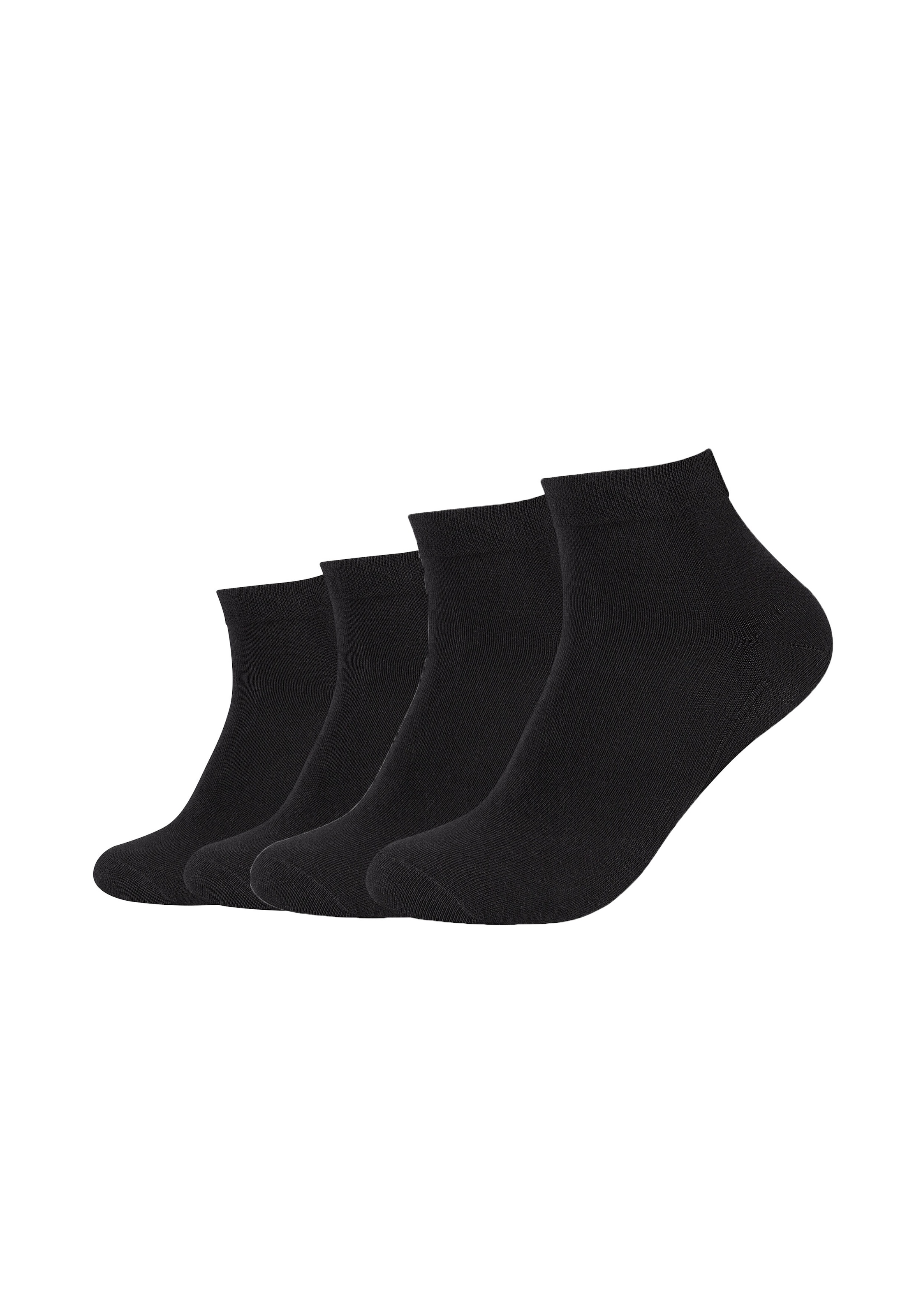 Camano Kurzsocken »ca-soft«, (4 Paar), mit weichen Komfortbündchen
