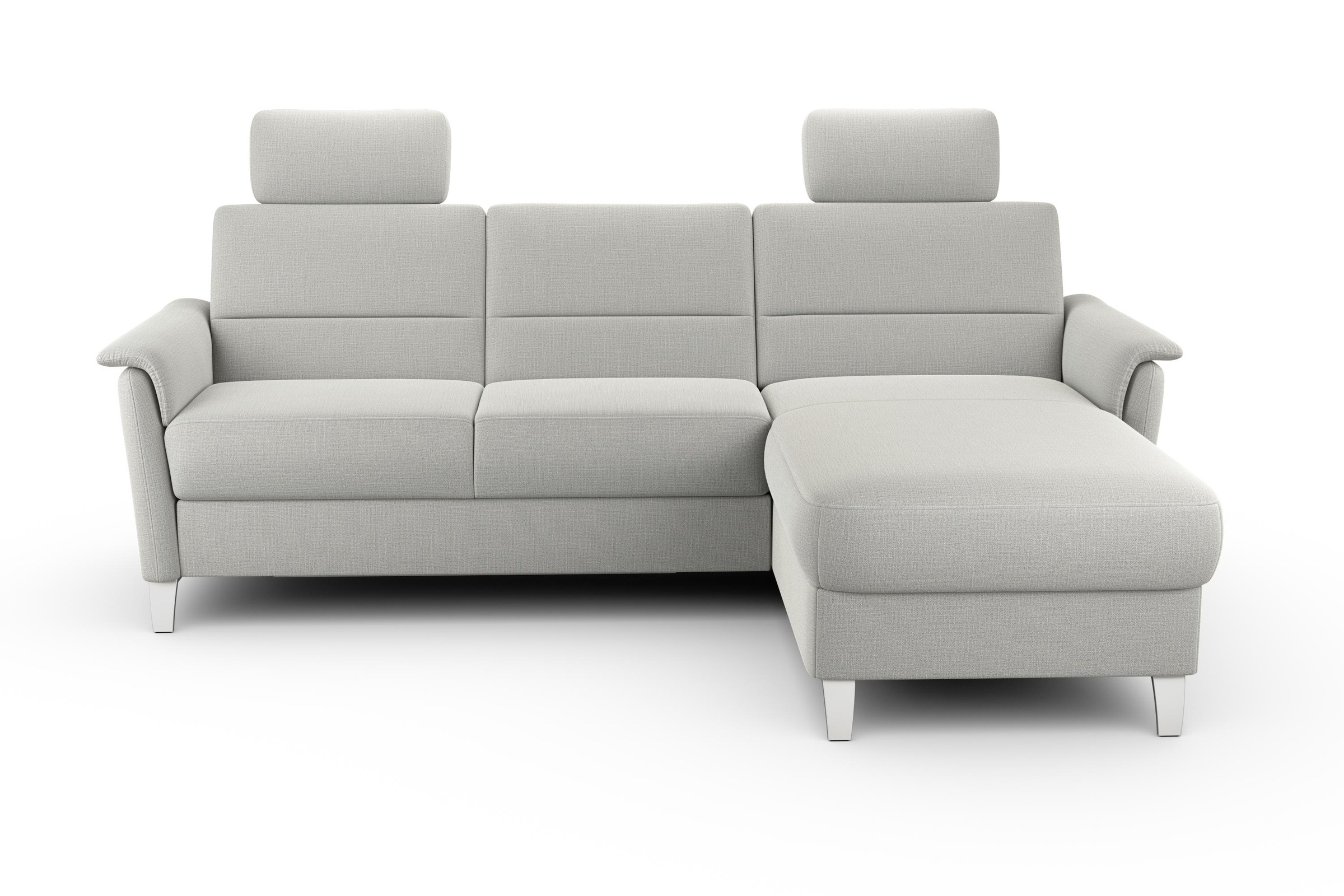 sit&more Ecksofa »Palmera L-Form«, Federkern, wahlweise mit Bettfunktion und mit/ohne Stauraum