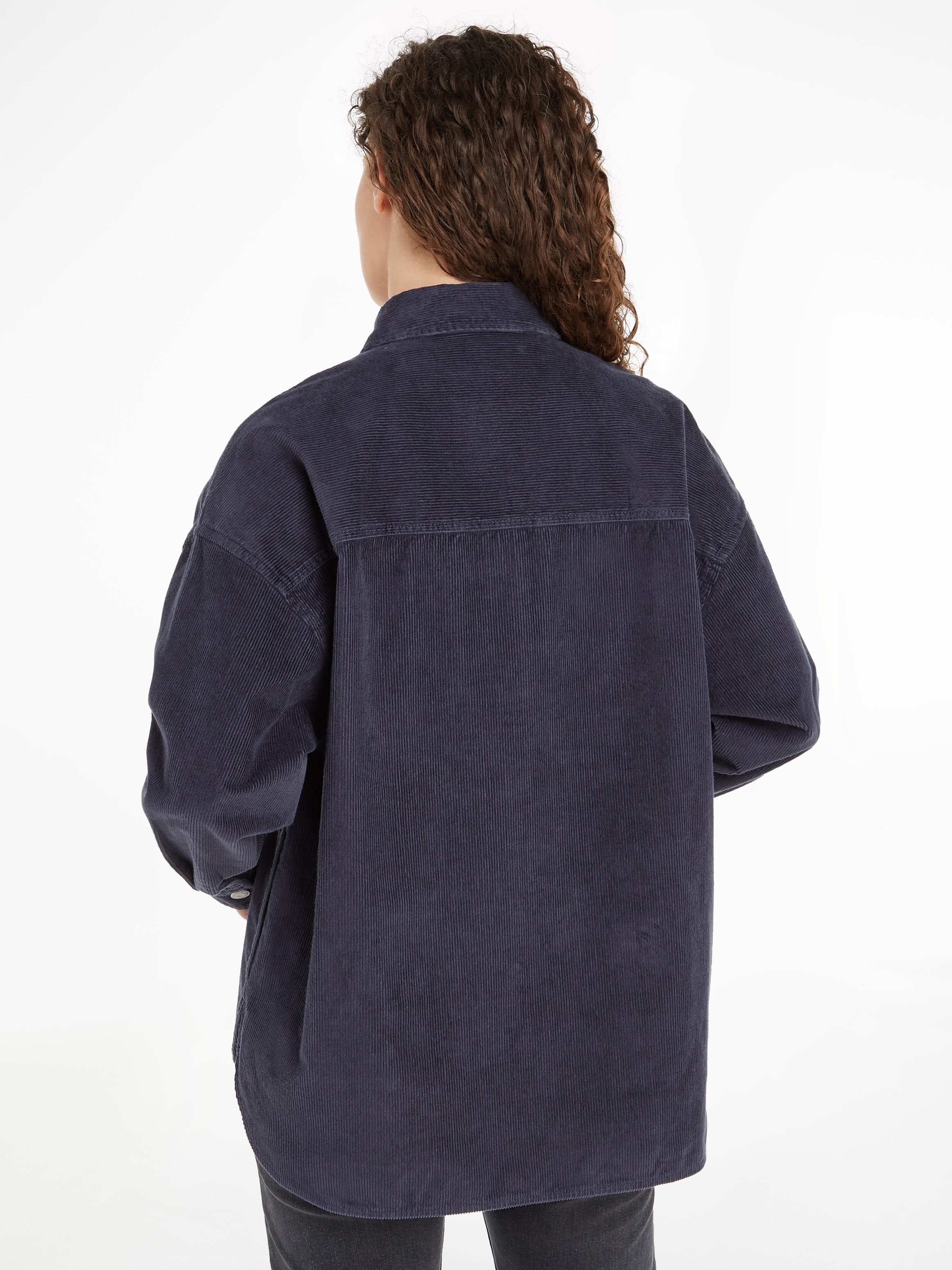 Tommy Jeans Hemdbluse »TJW WASHED CORD OVERSHIRT EXT«, aus Cord, modisches Overshirt