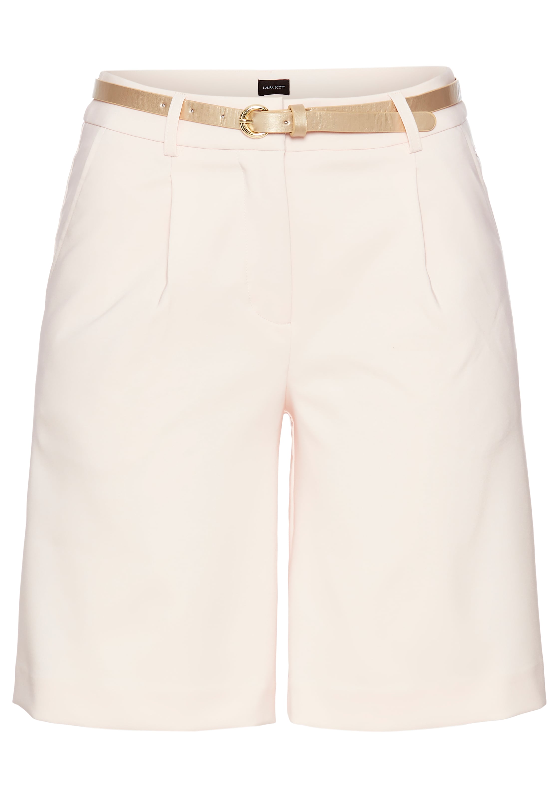 Laura Scott Chinoshorts, (Set, 2 tlg., mit Gürtel), mit passendem Gürtel