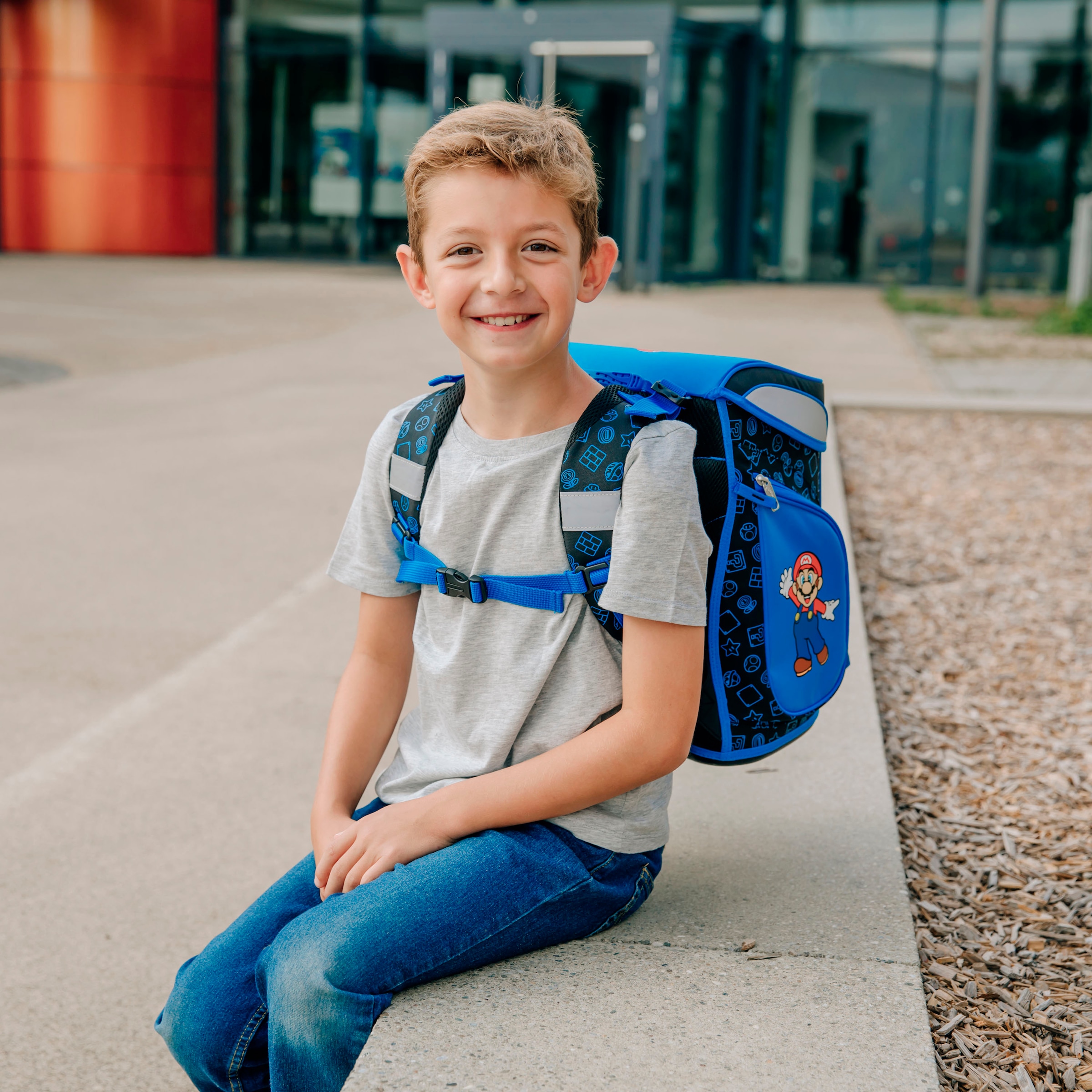 Scooli Schulranzen »EasyFit, Super Mario«
