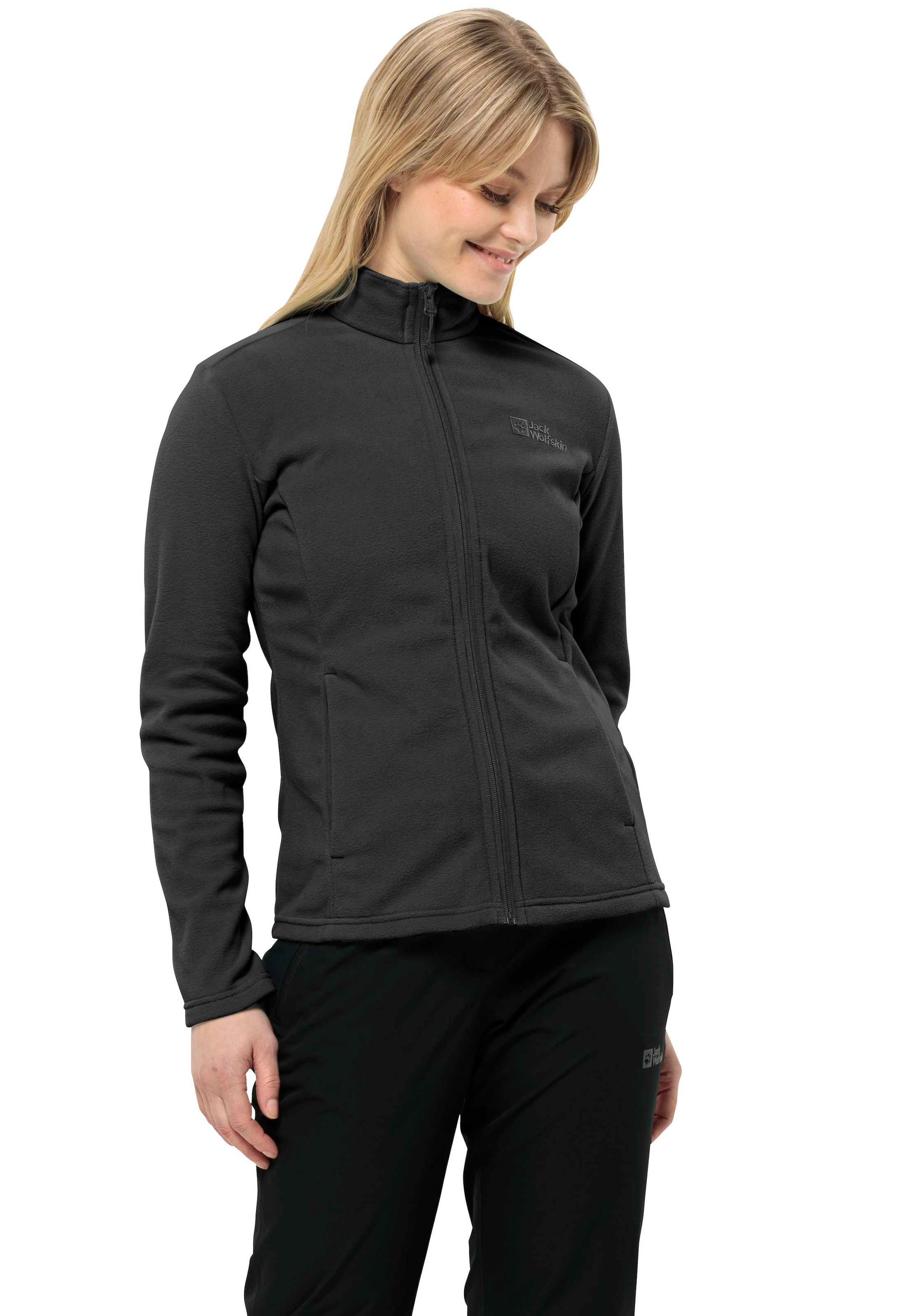Jack Wolfskin Fleecejacke »TAUNUS«, leichter, dehnbarer, atmungsaktiver Midlayer