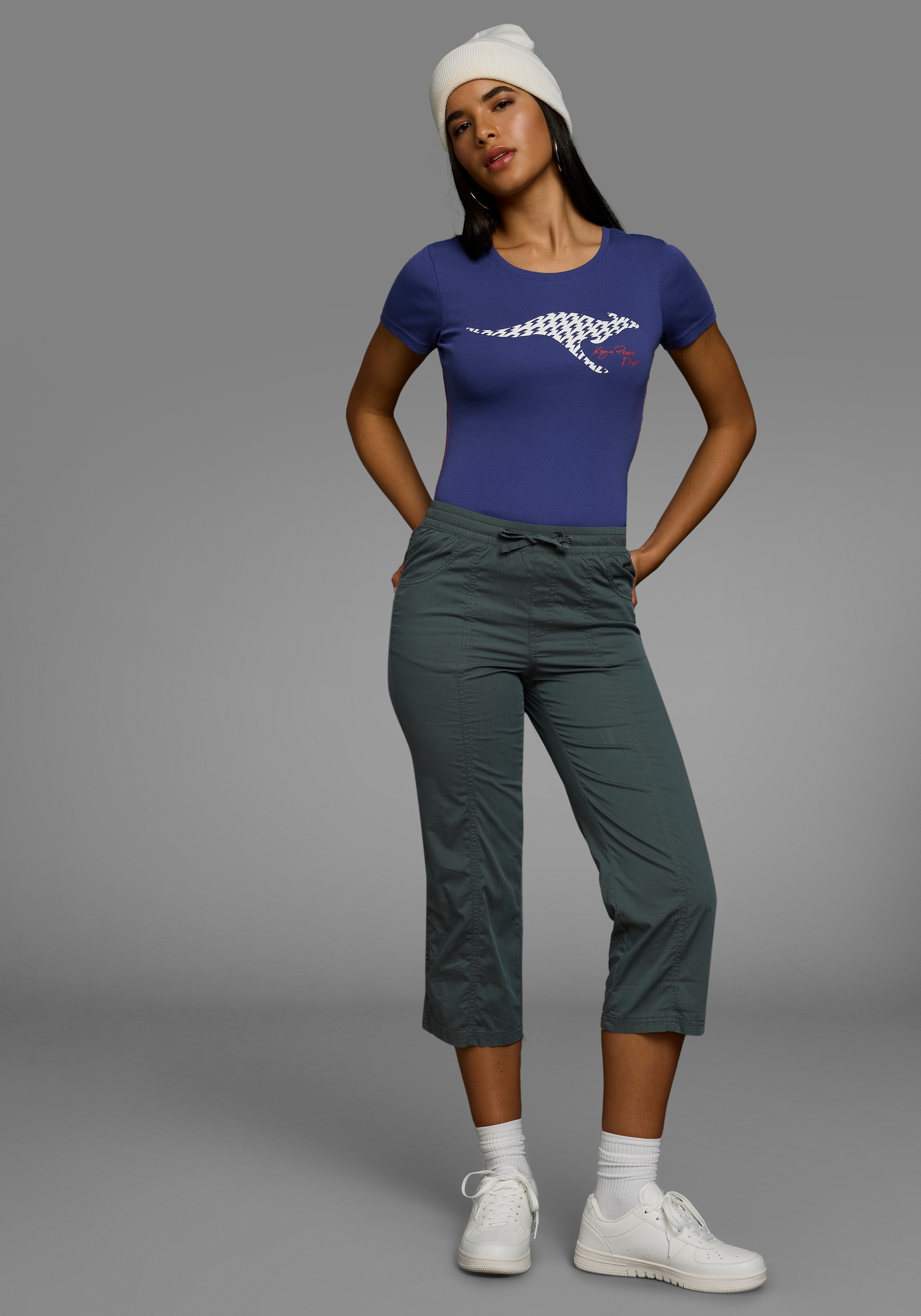 KangaROOS Kurzarmshirt, Logo Print