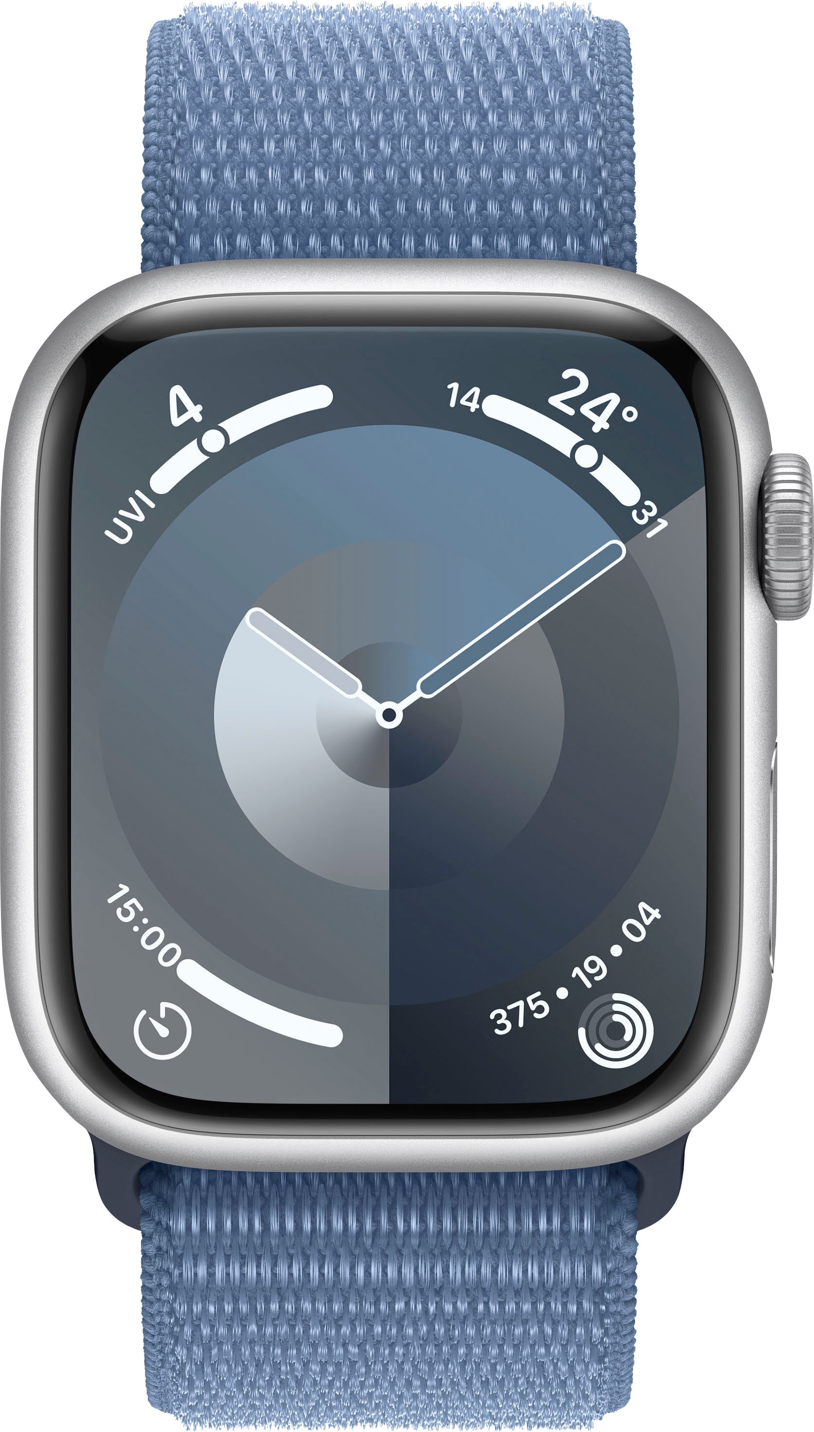 Apple Smartwatch »Watch Series 9 GPS Aluminium 41mm One-Size«, (Watch OS 10 Sport Loop)