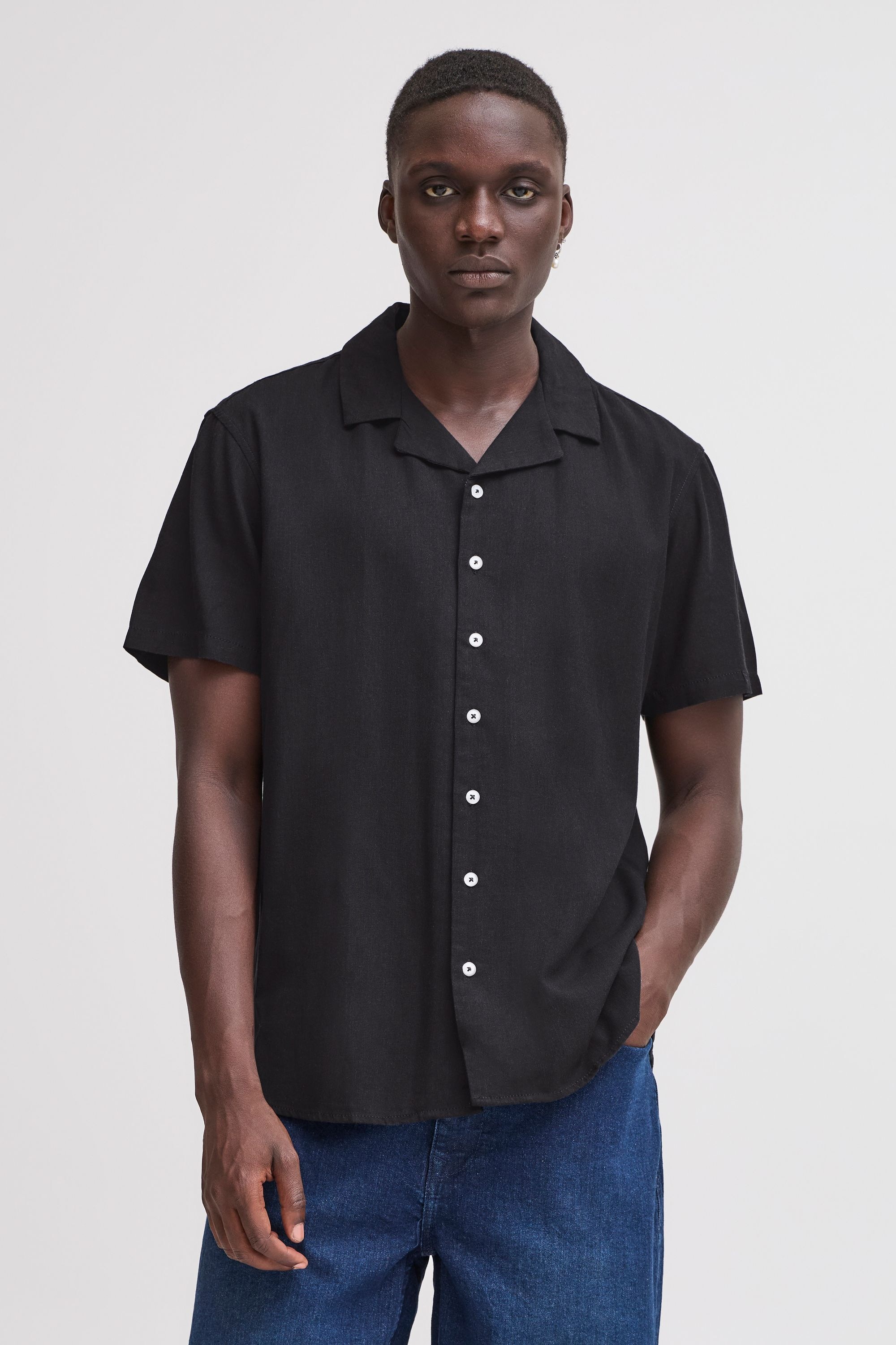 Blend Kurzarmshirt »Kurzarmhemd BHBOBBY Shirt cuba«