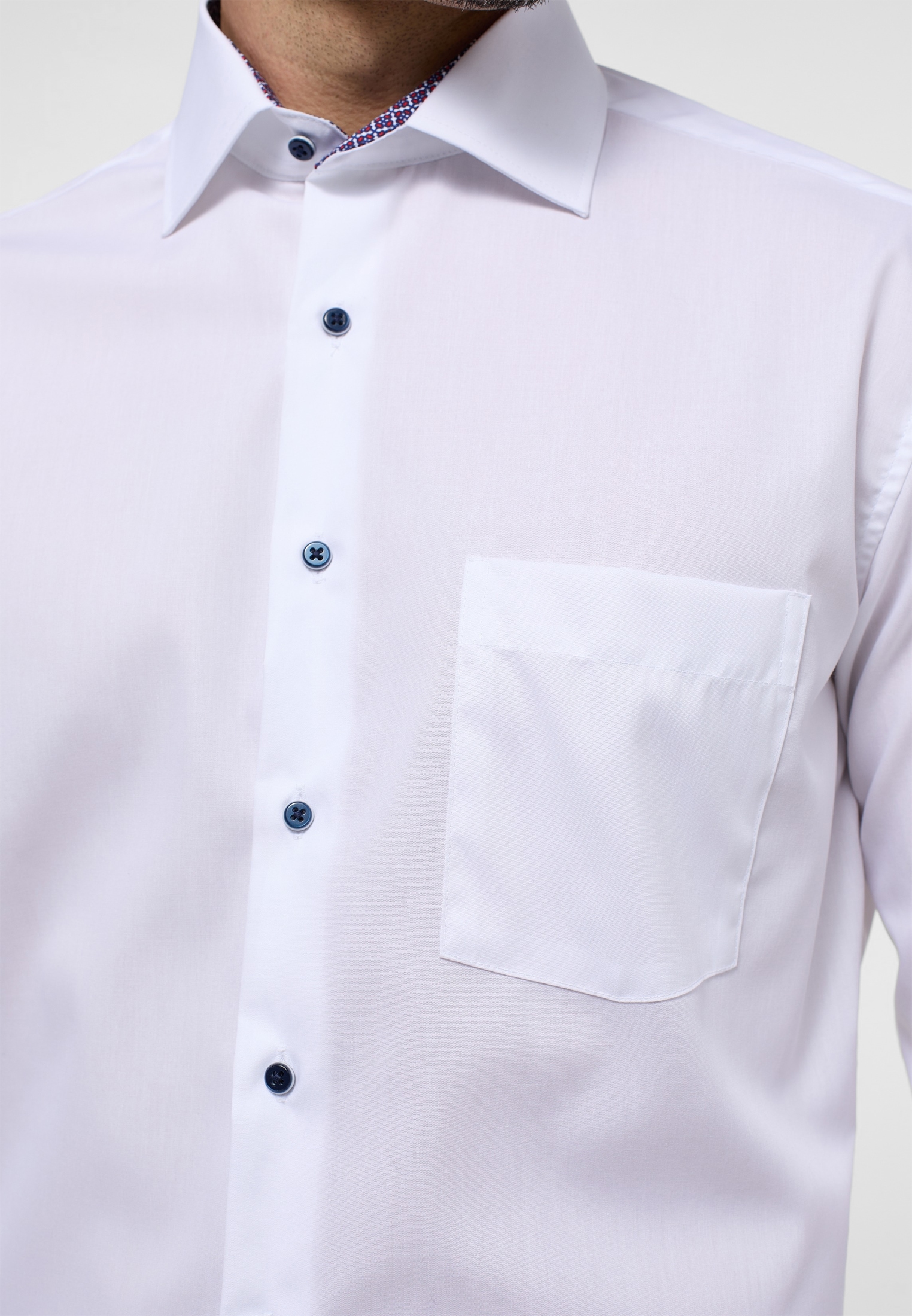 Eterna Langarmhemd »MODERN FIT« NON IRON (bügelfrei)