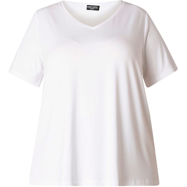 Base Level Curvy T-Shirt »Alba«, Weich fließende, formstabile Qualität bei  ♕