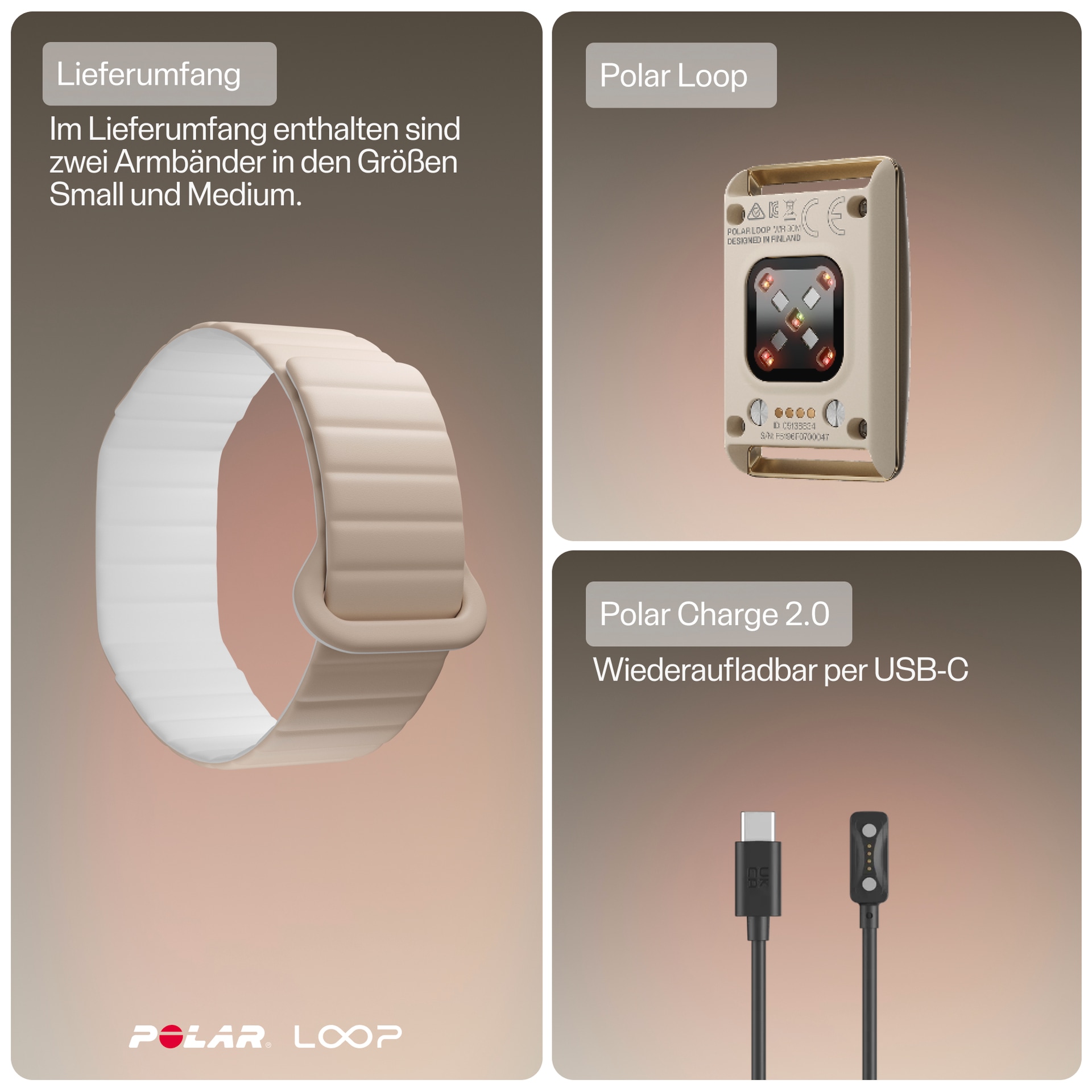 Polaroid Fitness-Tracker »LOOP GEN2 S-M«
