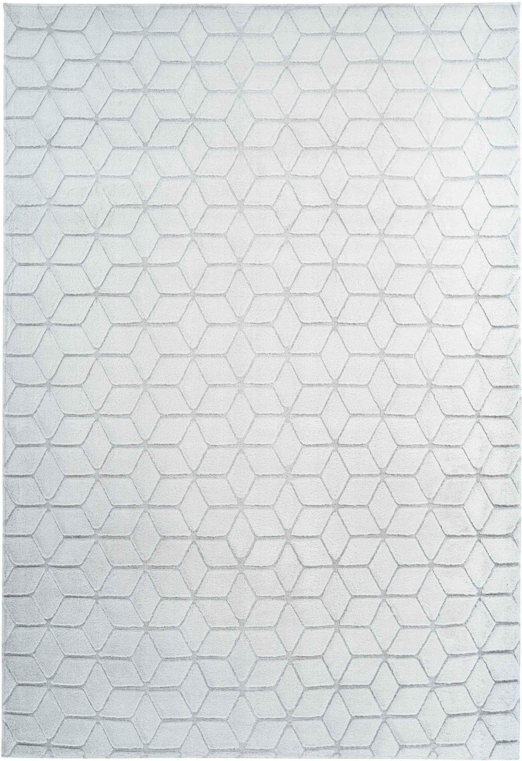 calo-deluxe Teppich »Jardan-1000« rechteckig 20 mm Höhe besonders weich durch Microfaser, Wohnzimmer