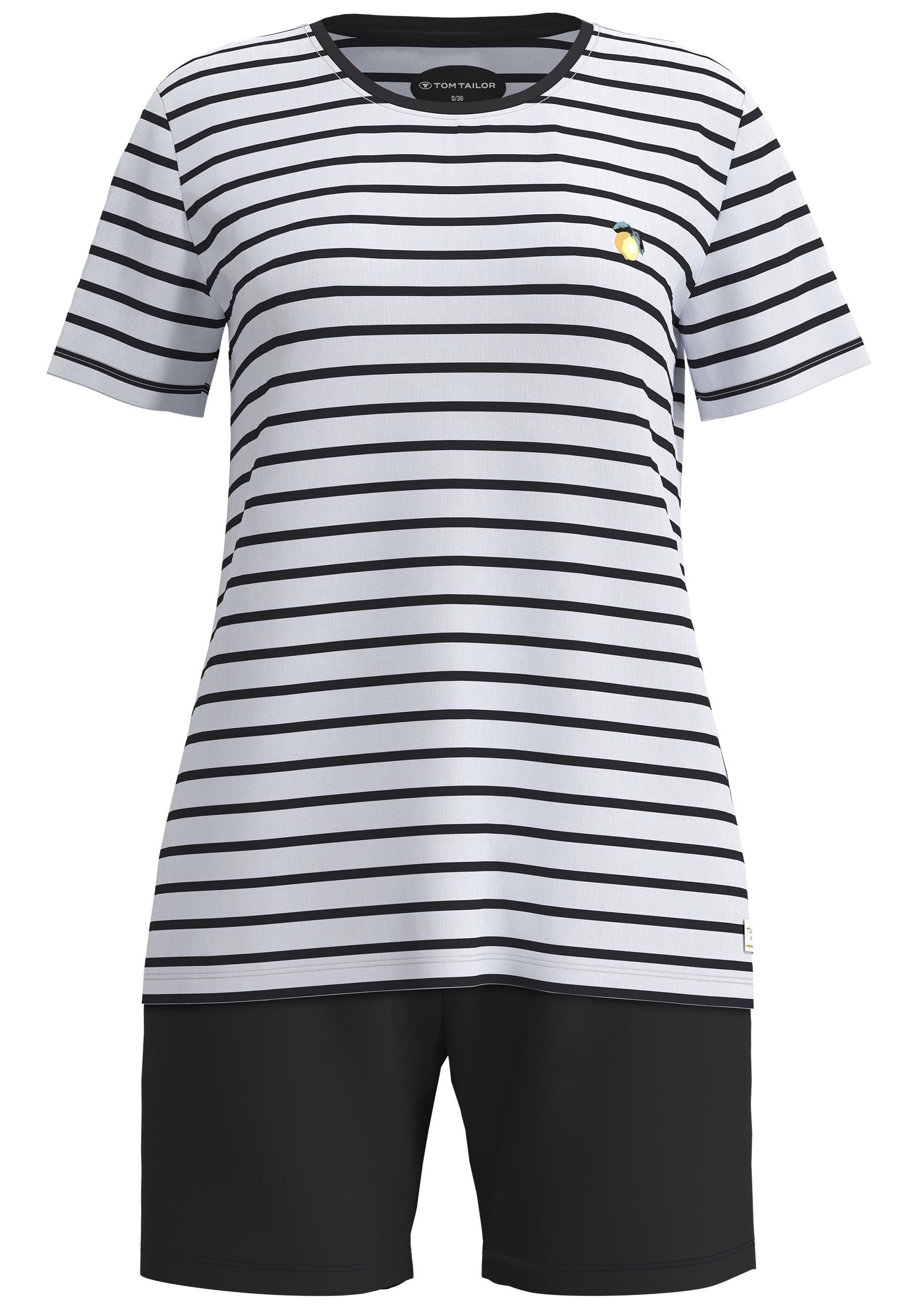 TOM TAILOR Shorty atmungsaktiv, Viskosemix