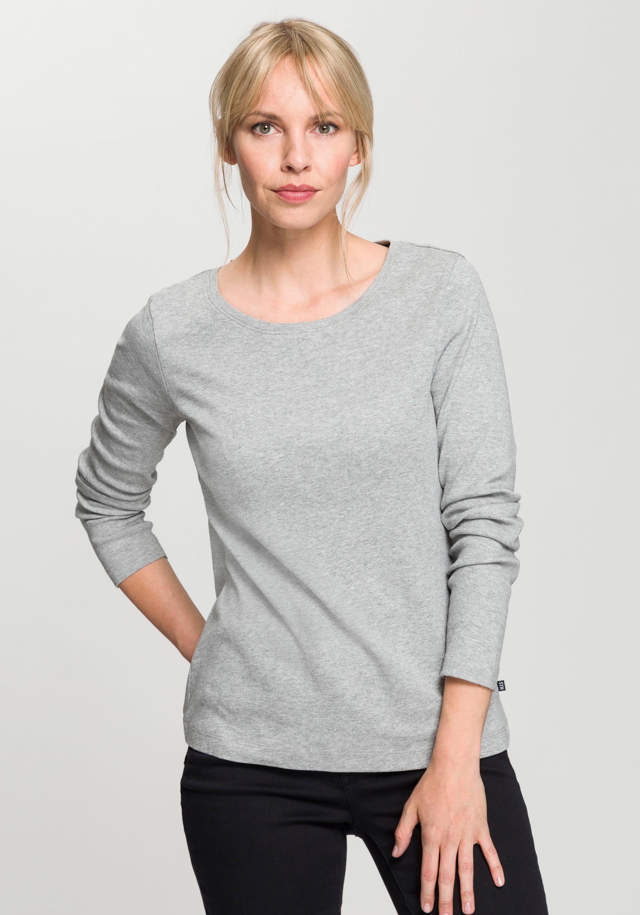 H.I.S Langarmshirt, Basic