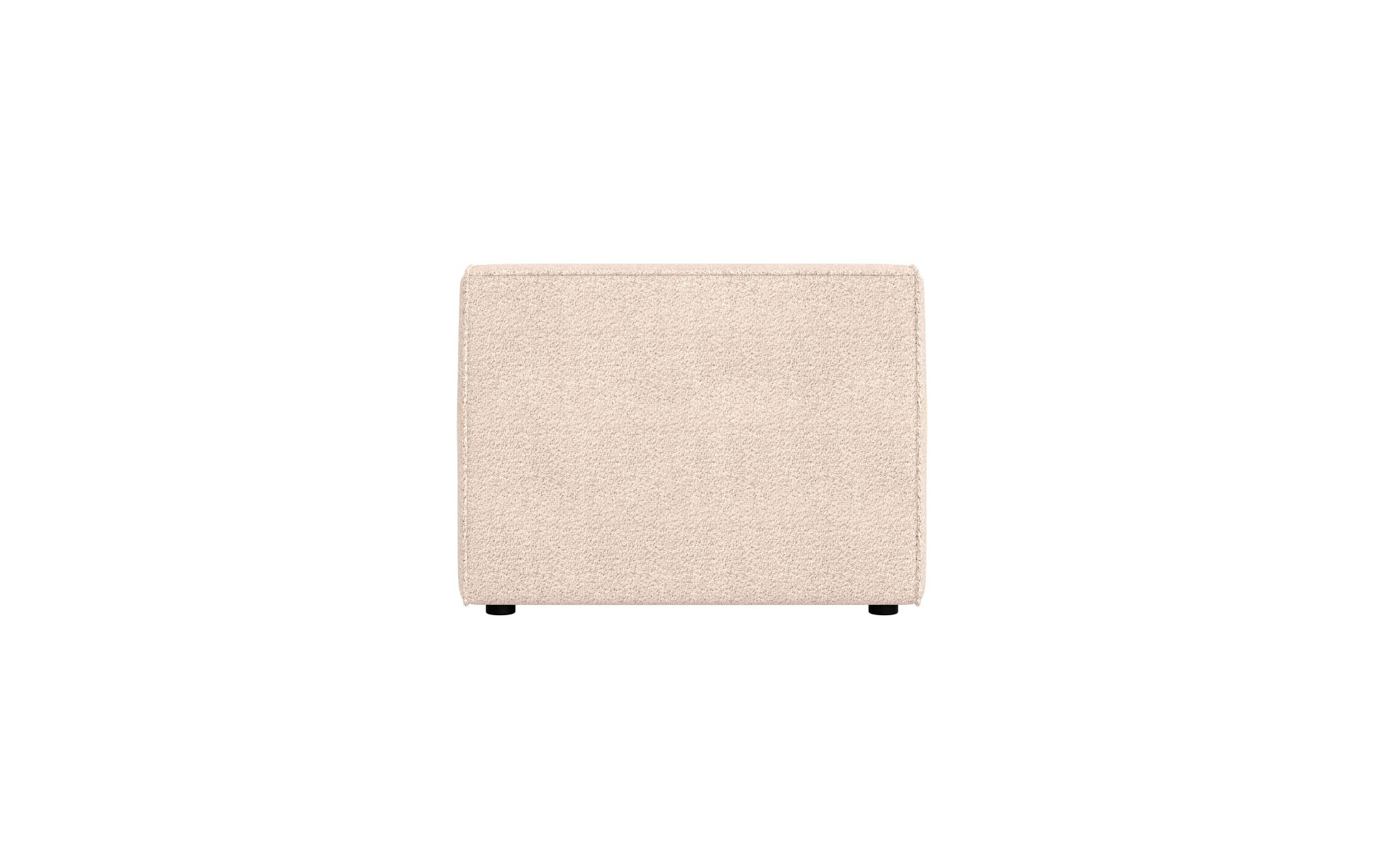 INOSIGN Sessel »Bequemer Sessel Cavan, Maße B/T/H: 90/90/72 cm«, ohne Armlehne, mit Wellenunterfederung, auch in Bouclé