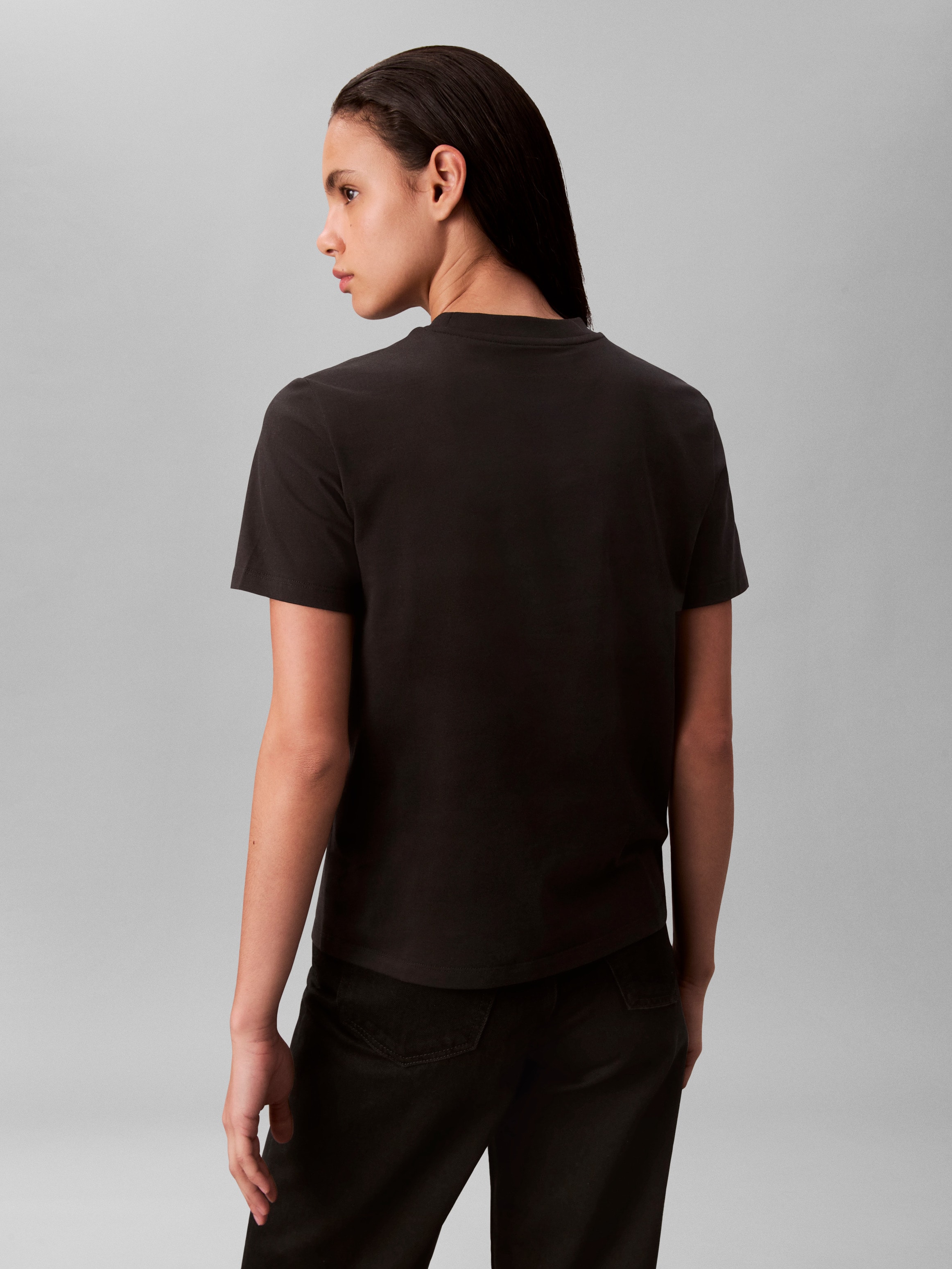 Calvin Klein Jeans T-Shirt »MONOLOGO CN 2 PACK TEE« Packung, 2er-Pack, 2 Stk. , Logoschriftzug