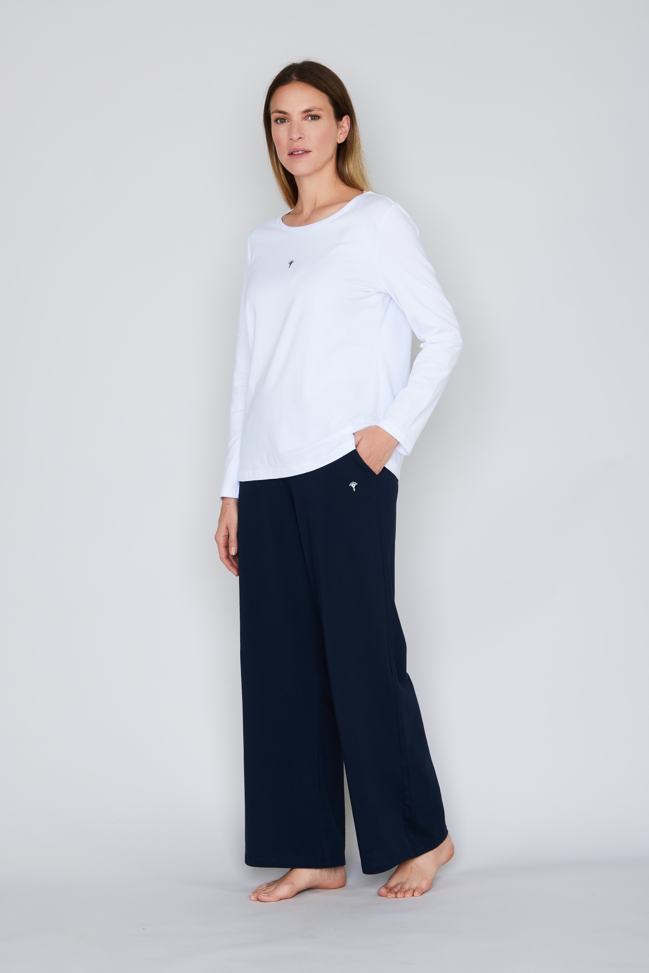 JOOP! Homewearhose »Cosy«  mit elegantem High-Waist-Design