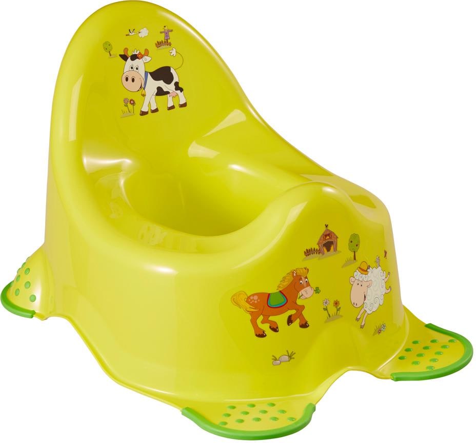 keeeper Töpfchen »Funny Farm«, (Set, 3 tlg.), Kinderpflege-Set - Töpfchen, Toilettensitz und Tritthocker