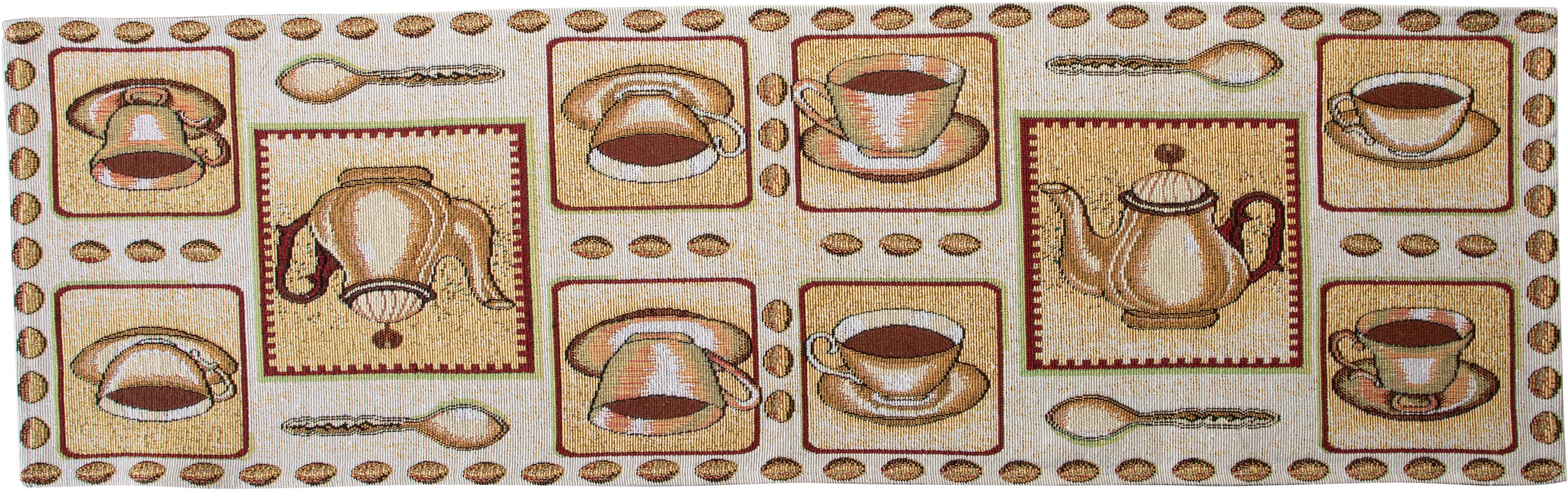 St.), Tischläufer »Kaffeepause«, Gobelin SPRÜGEL (1