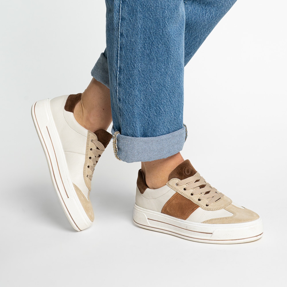 Ara Plateausneaker »CANBERRA 3.0«  Freizeitschuh, Halbschuh, Schnürschuh, in Komfortweite H (= sehr weit)