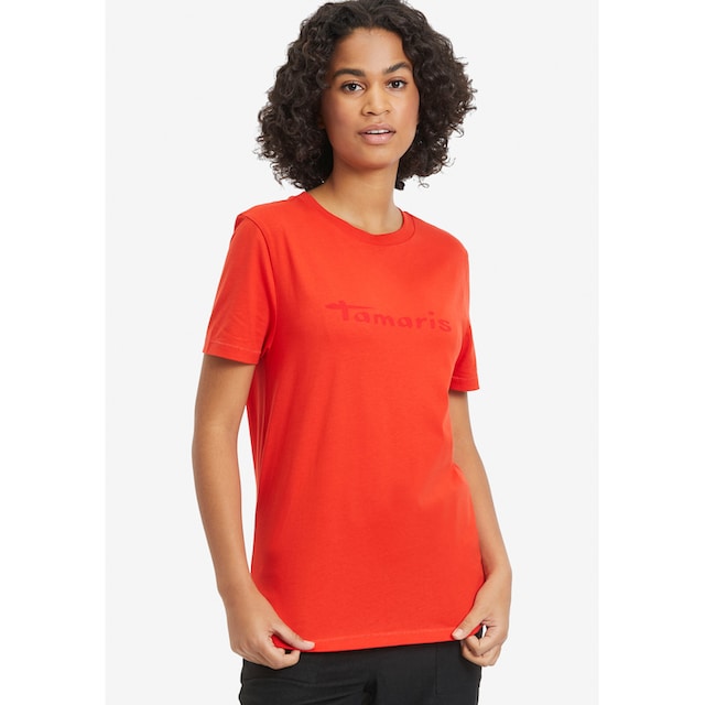 Tamaris T-Shirt, mit Rundhalsausschnitt - NEUE KOLLEKTION online bestellen  | UNIVERSAL