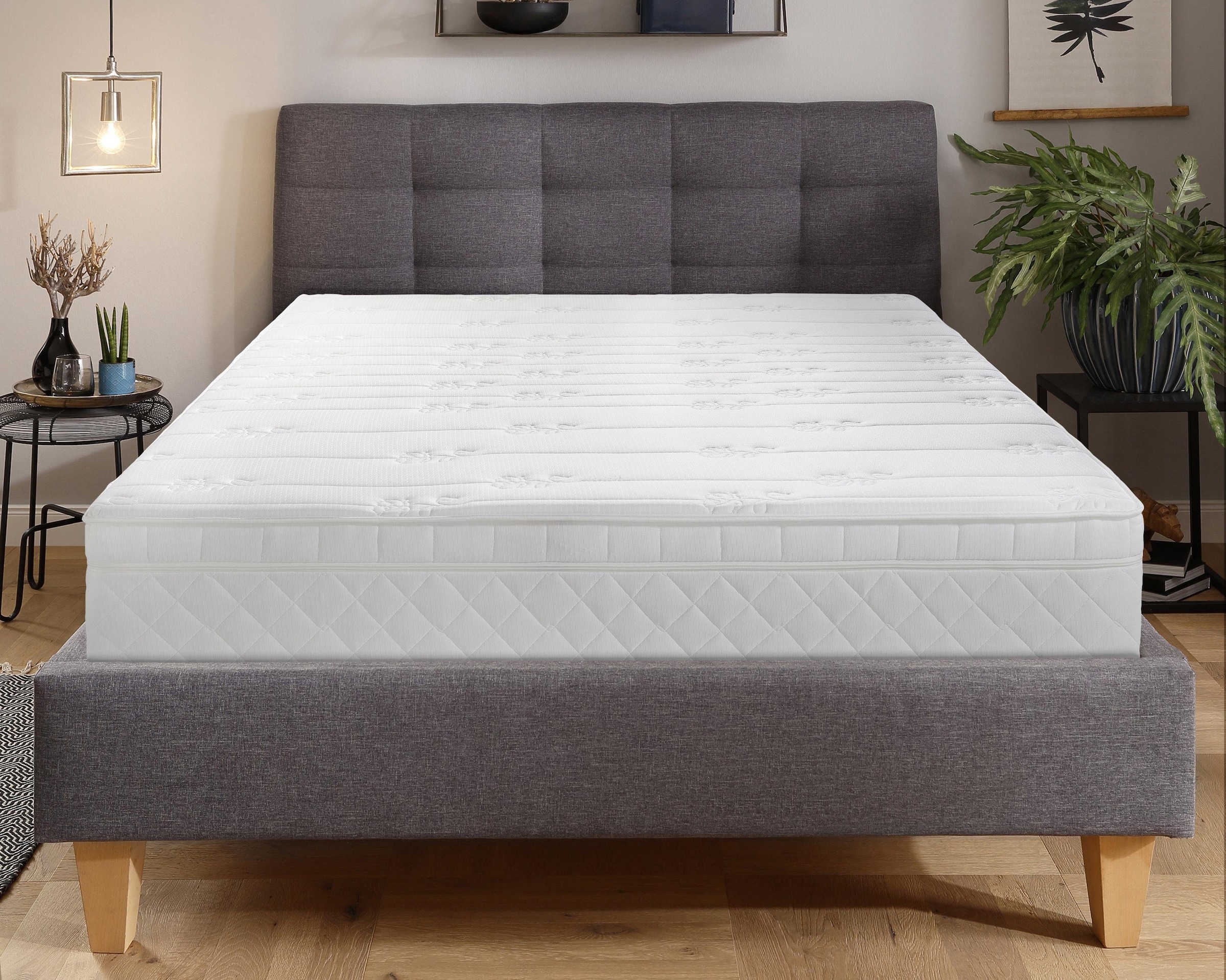 Malie Boxspringmatratze »Betti Matratze 90x200 cm, 140x200 cm & weitere Größen«, 25 cm hoch, 448 Federn, (1 St.), Matratze H2, H3