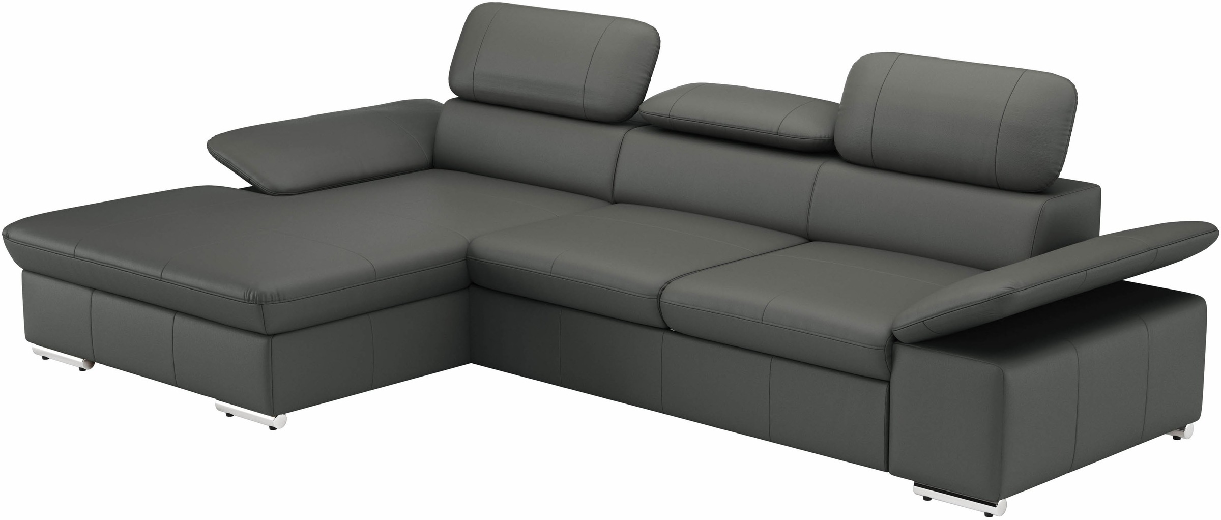 sit&more Ecksofa »Valantine L-Form«, inkl. Kopf- und Armteilverstellung, wahlweise mit Bettfunktion