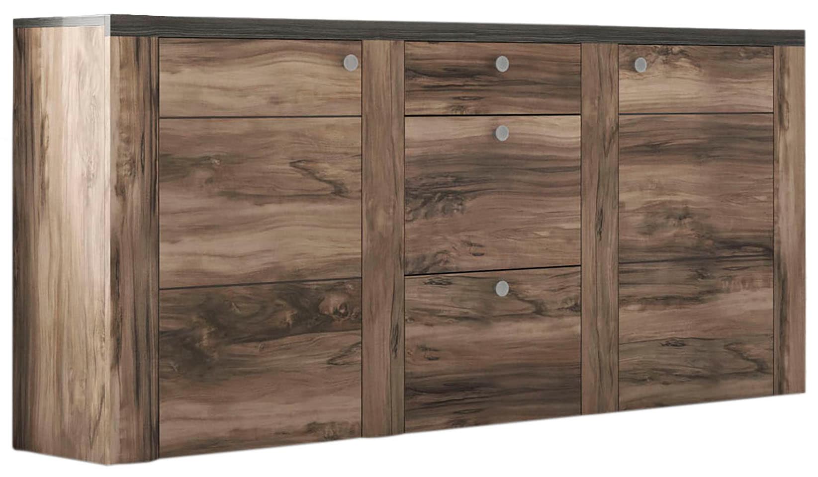 Sideboard »Larona, zeitlose Kommode mit 2 Türen, 3 Schubkästen, Türkommode,«, Höhe 84...