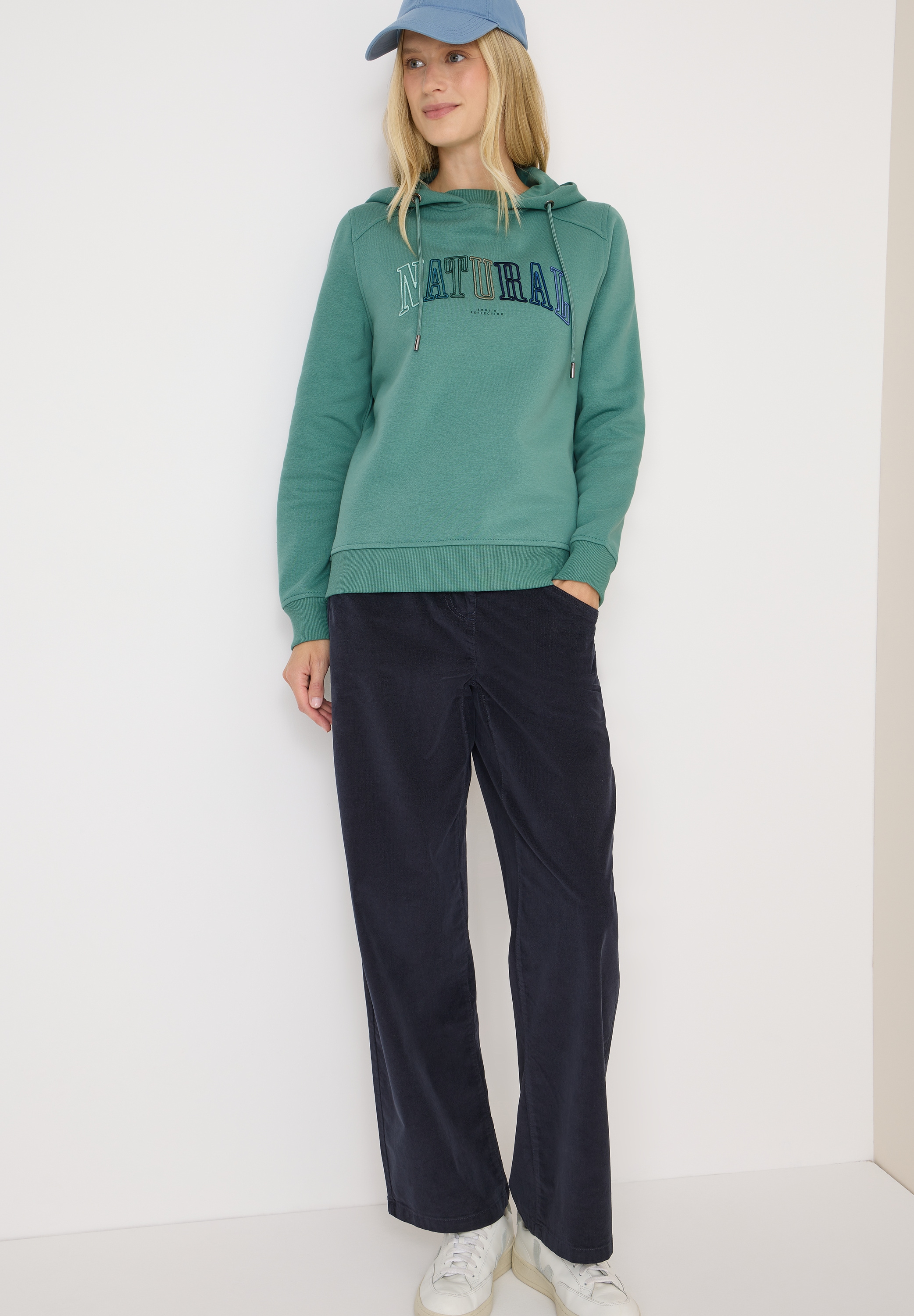 Cecil Hoodie, mit Letter-Stickerei