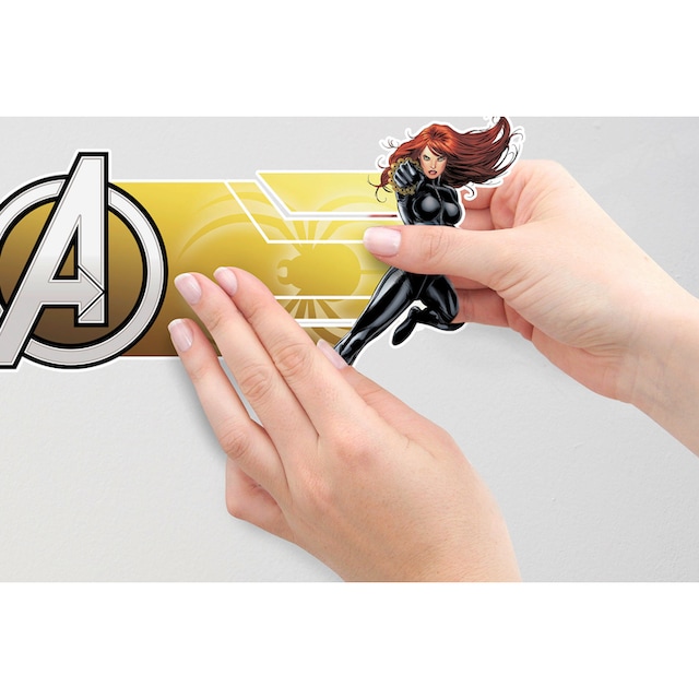 Komar Wandtattoo »Avengers Plates«, (7 St.), 100x70 cm (Breite x Höhe), selbstklebendes  Wandtattoo online kaufen | mit 3 Jahren XXL Garantie