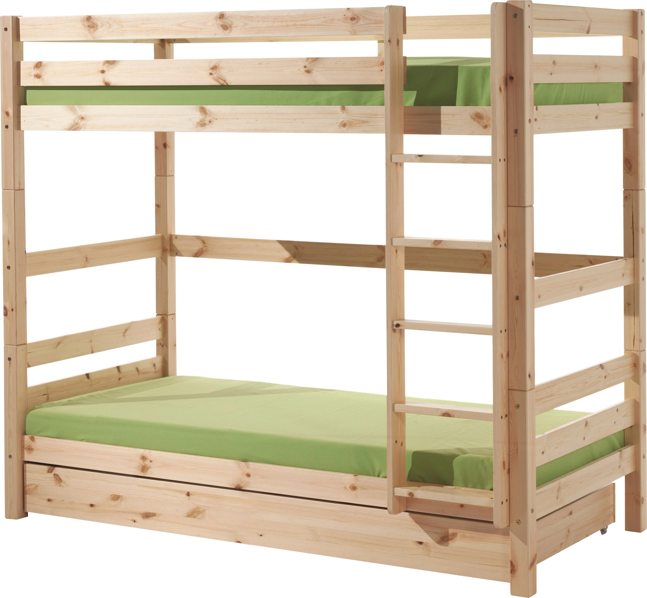 Vipack Etagenbett »Pino«, (Made in Europe), wahlweise mit Bettschublade